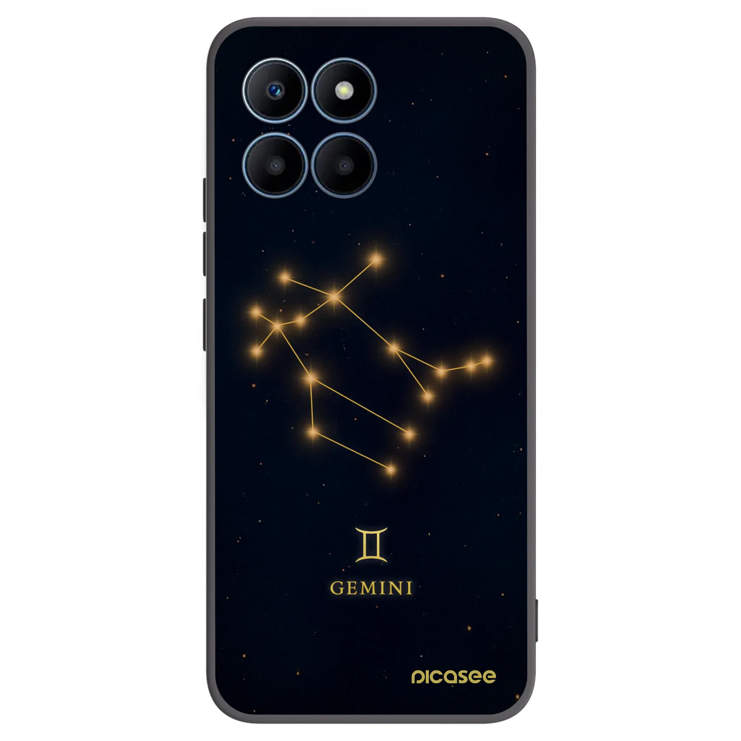 Picasee silikonový černý obal pro Honor 70 Lite - GEMINI