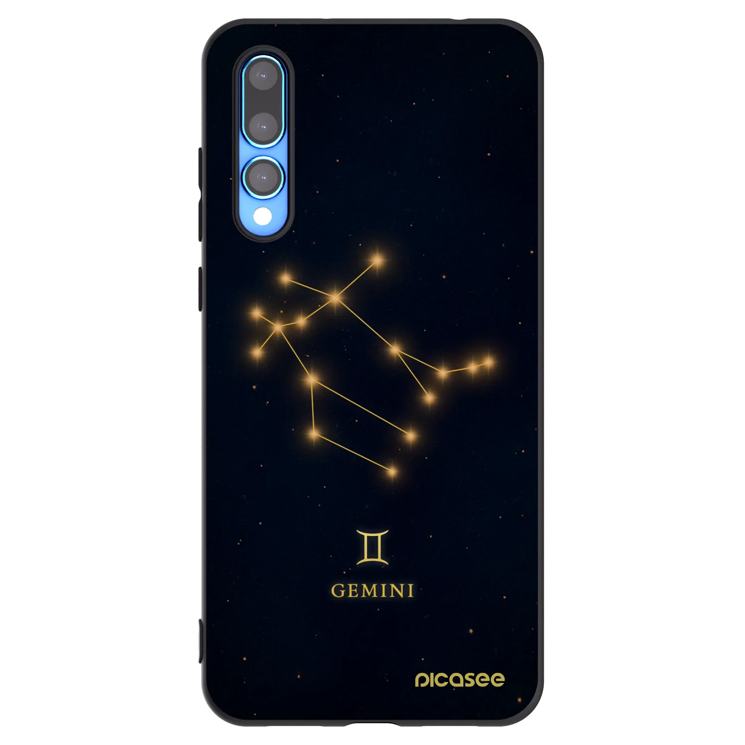Picasee silikonový černý obal pro Huawei P20 Pro - GEMINI