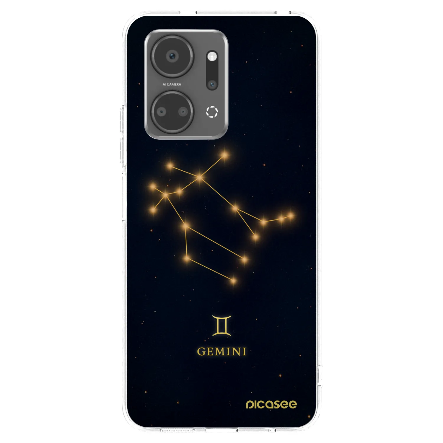 Picasee silikonový průhledný obal pro Honor X7a - GEMINI