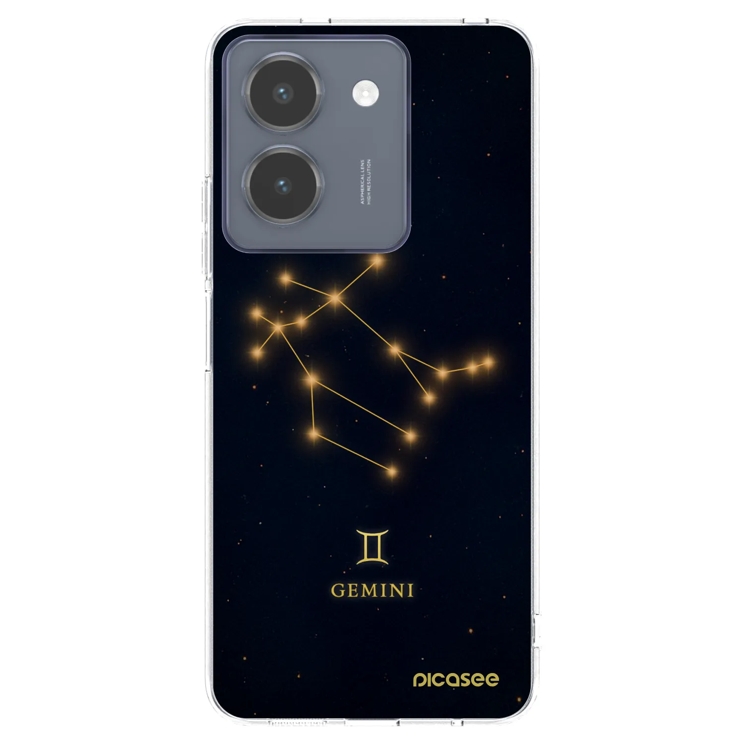 Picasee silikonový průhledný obal pro Vivo Y36 4G - GEMINI