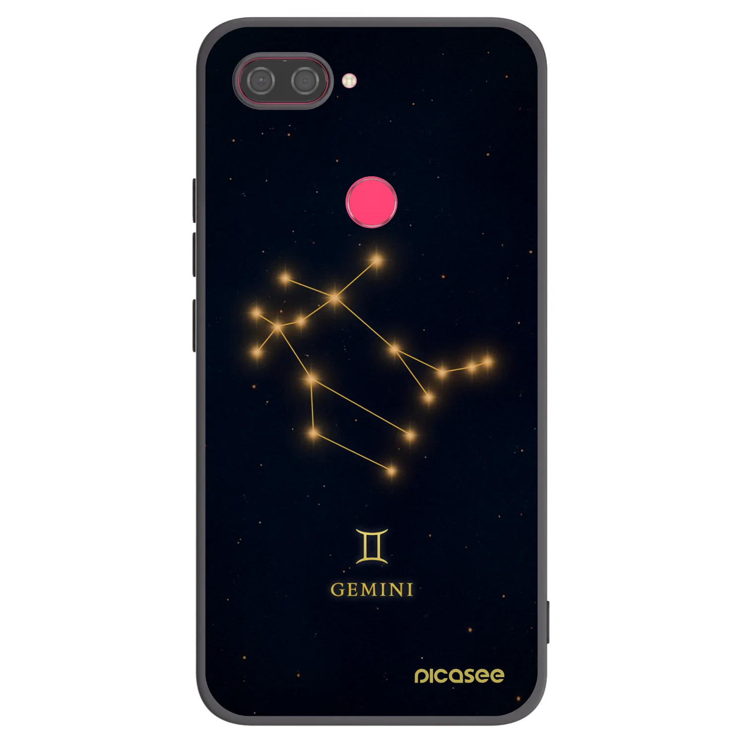 Picasee silikonový černý obal pro Xiaomi Mi 8 Lite - GEMINI