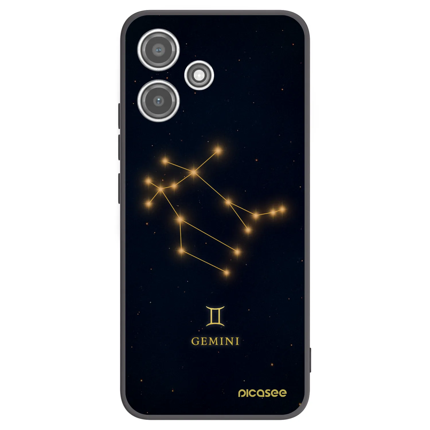 Picasee silikonový černý obal pro Xiaomi Redmi 12 5G - GEMINI