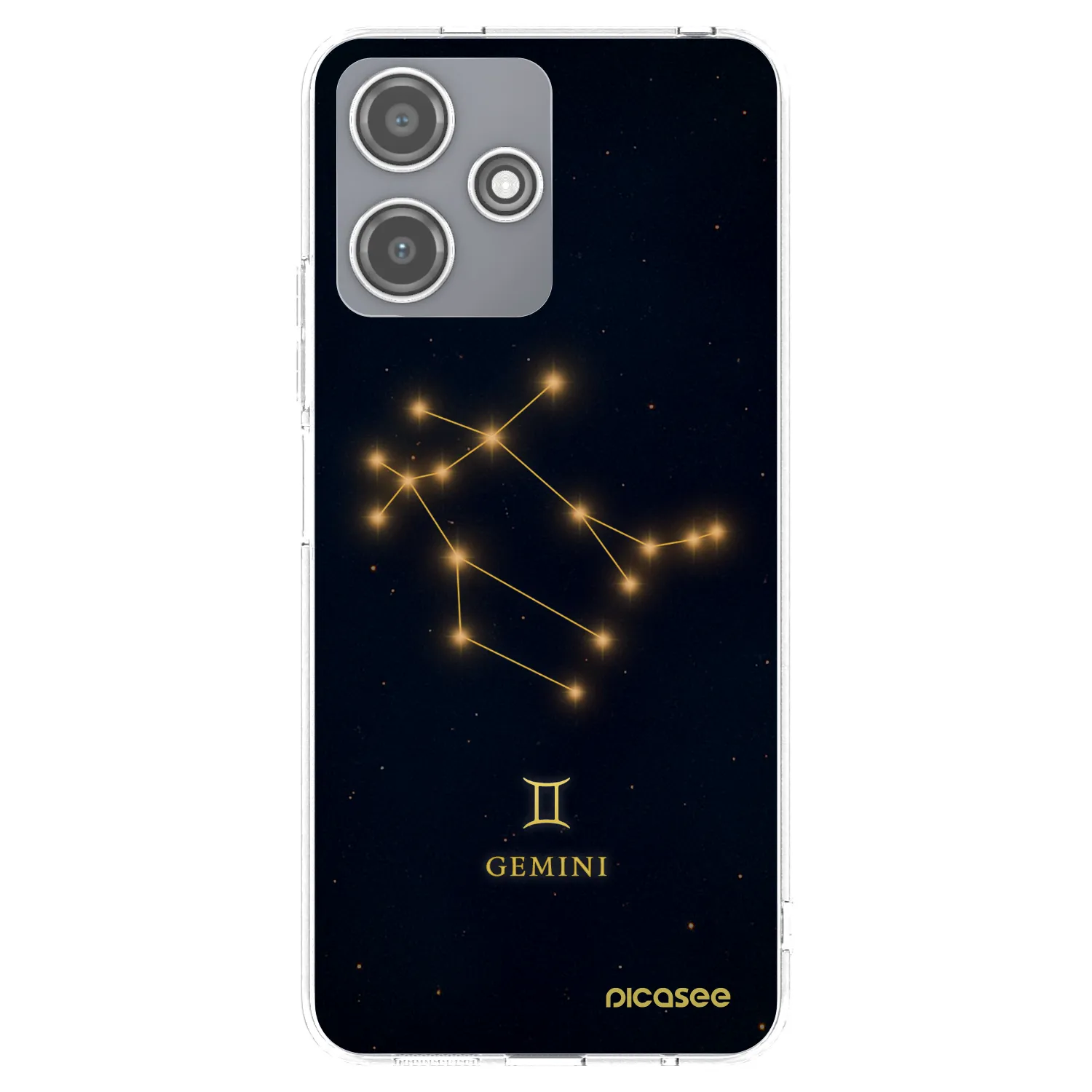 Picasee silikonový průhledný obal pro Xiaomi Redmi 12 5G - GEMINI