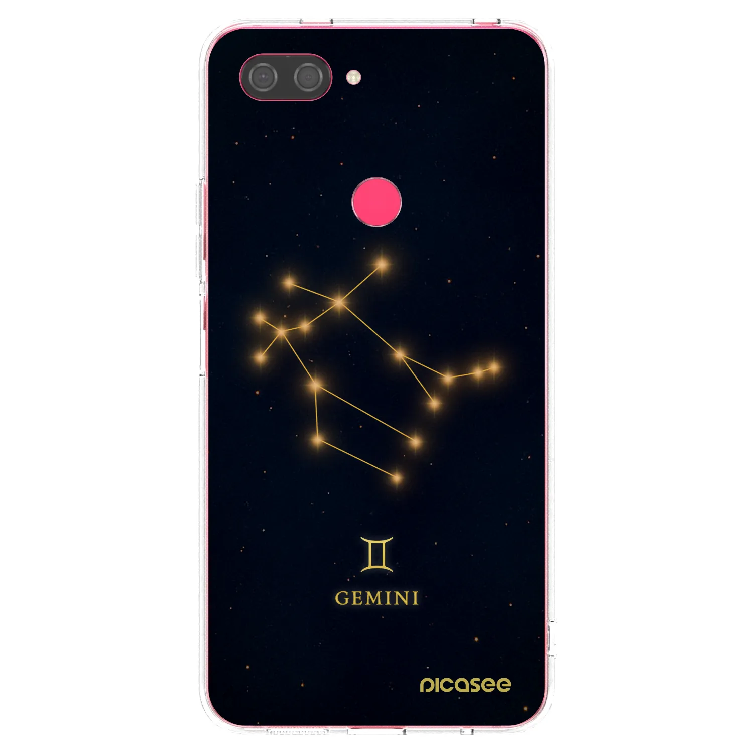 Picasee silikonový průhledný obal pro Xiaomi Mi 8 Lite - GEMINI