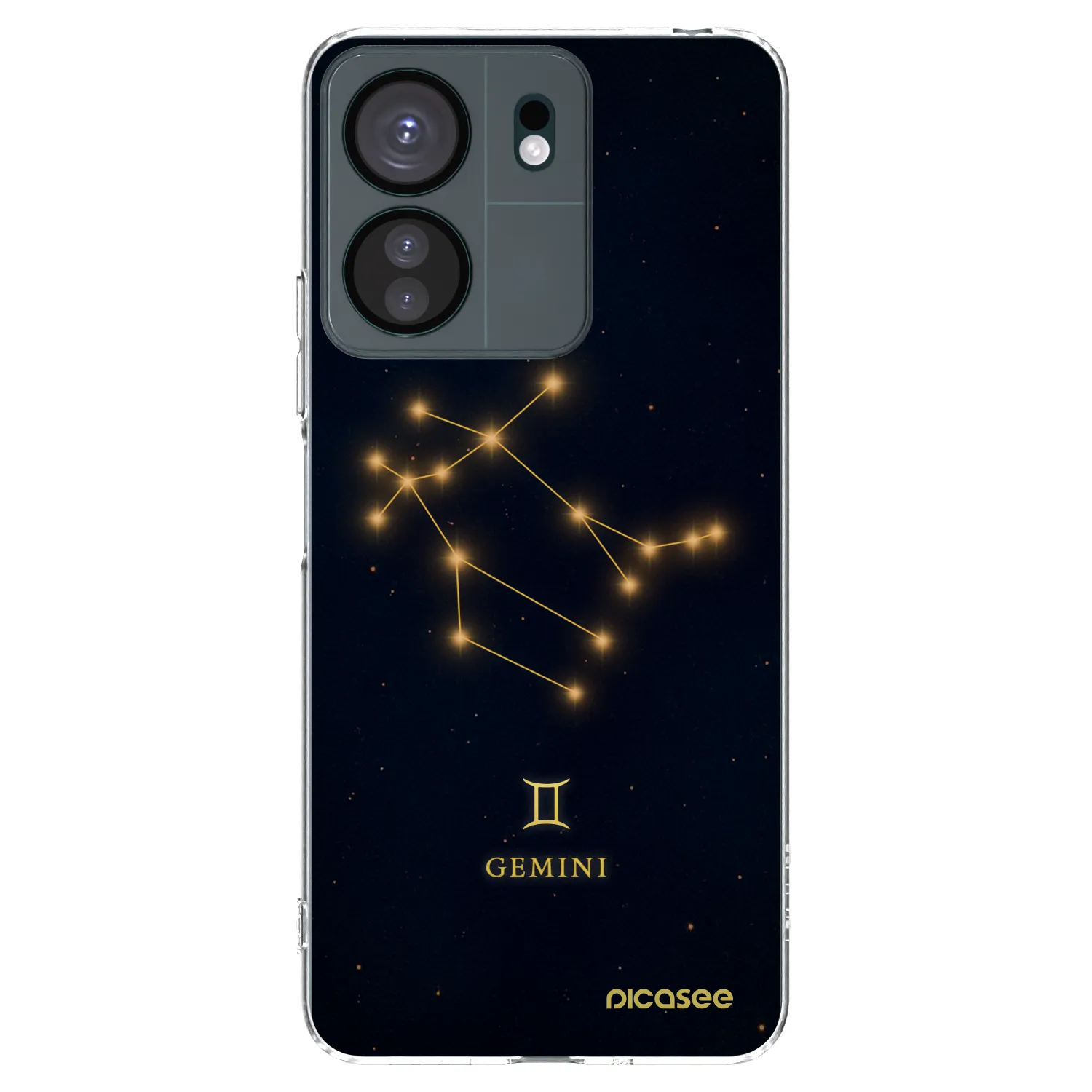Picasee silikonový průhledný obal pro Xiaomi Redmi 13C 4G - GEMINI