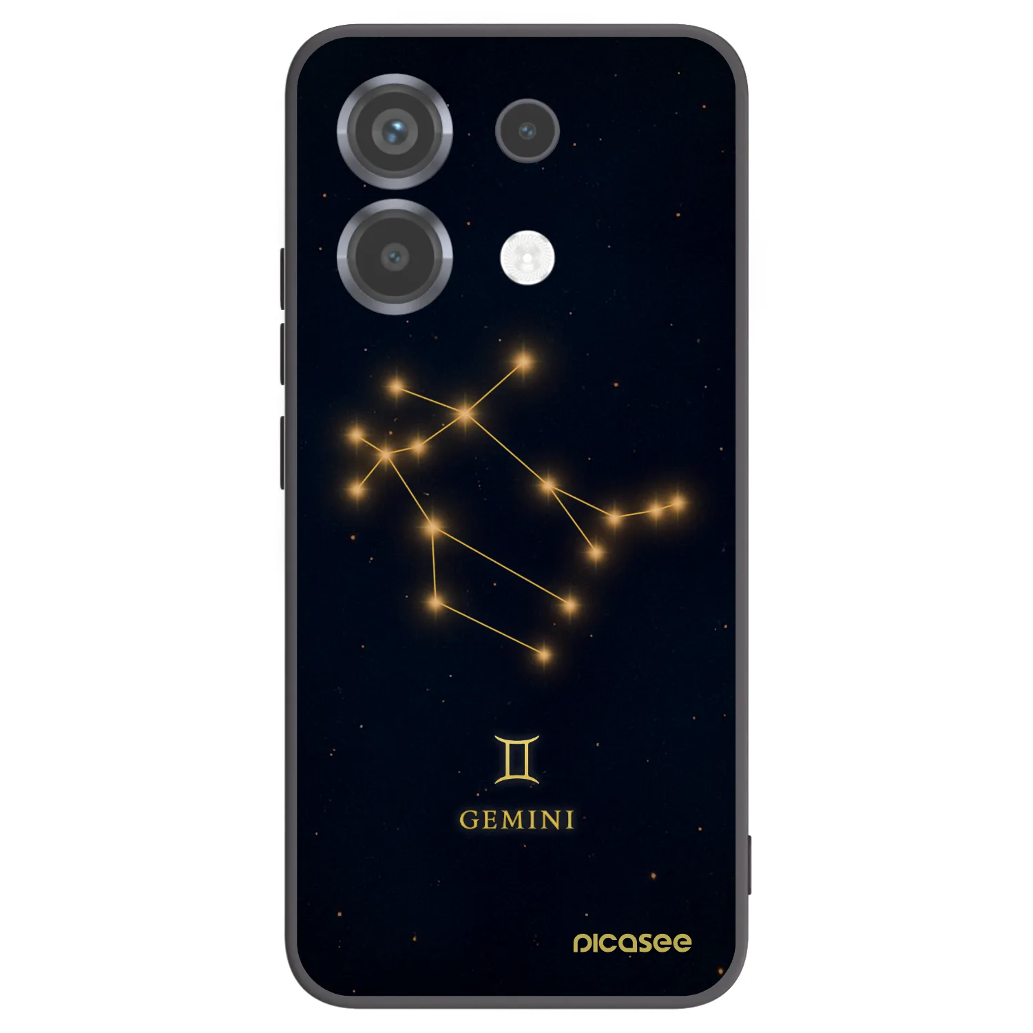 Picasee silikonový černý obal pro Xiaomi Poco X6 - GEMINI