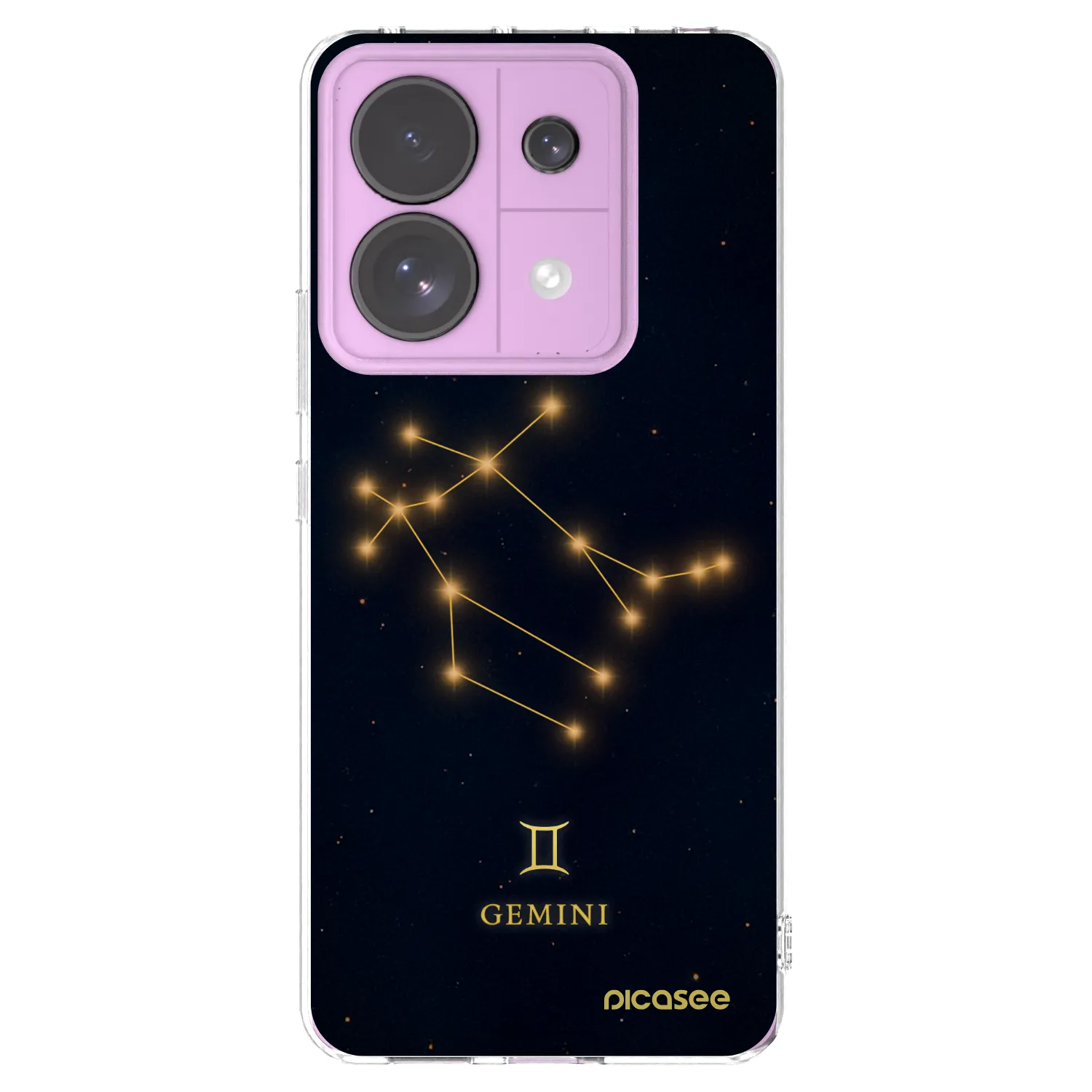 Picasee silikonový průhledný obal pro Xiaomi Redmi Note 13 Pro 5G - GEMINI