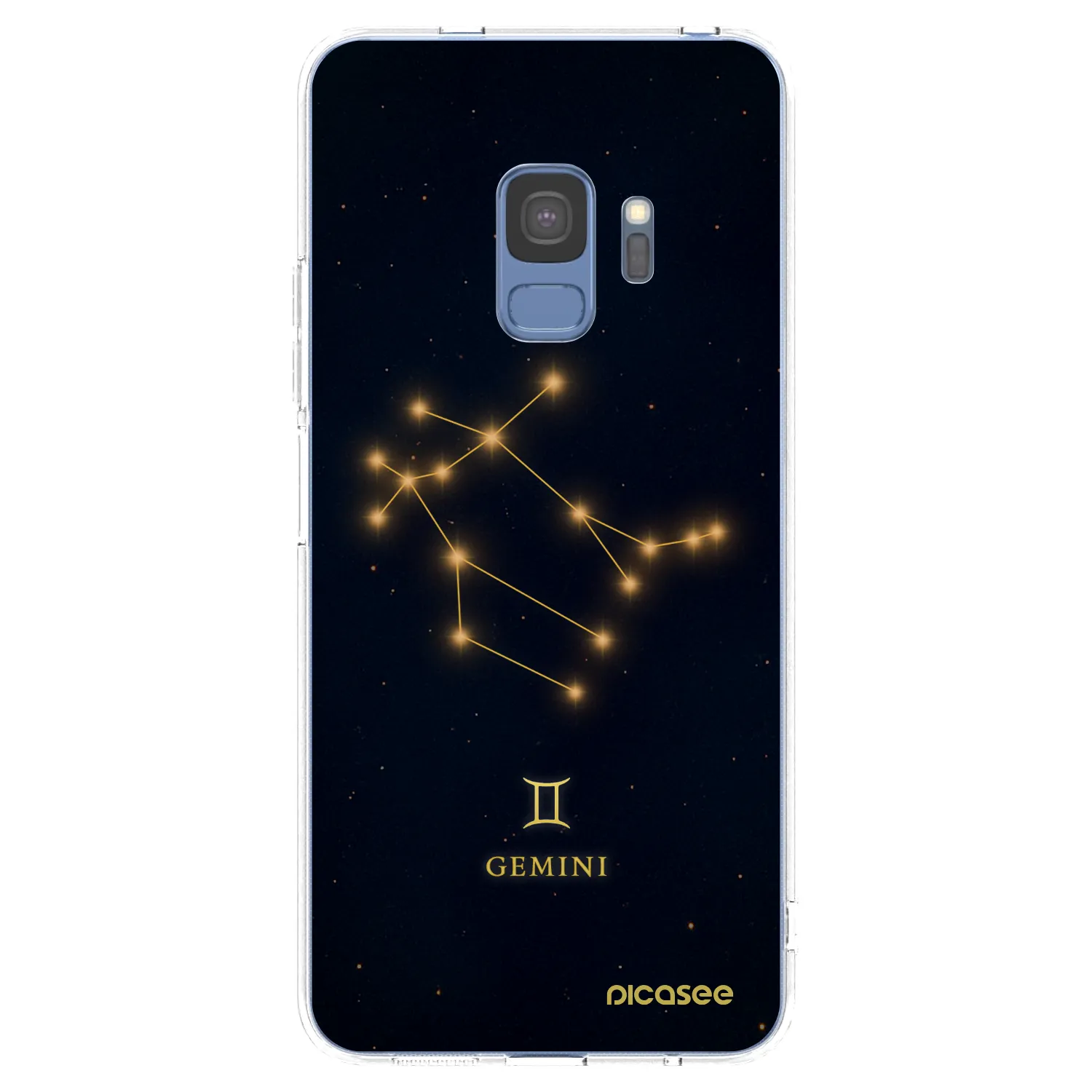 Picasee silikonový průhledný obal pro Samsung Galaxy S9 G960F - GEMINI