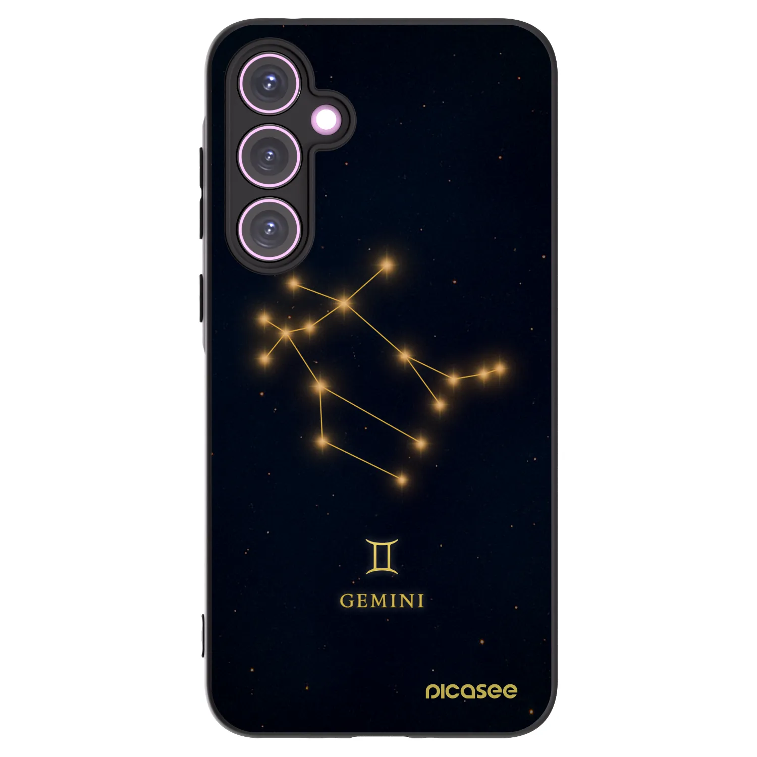 Picasee silikonový černý obal pro Samsung Galaxy A35 5G A356B - GEMINI