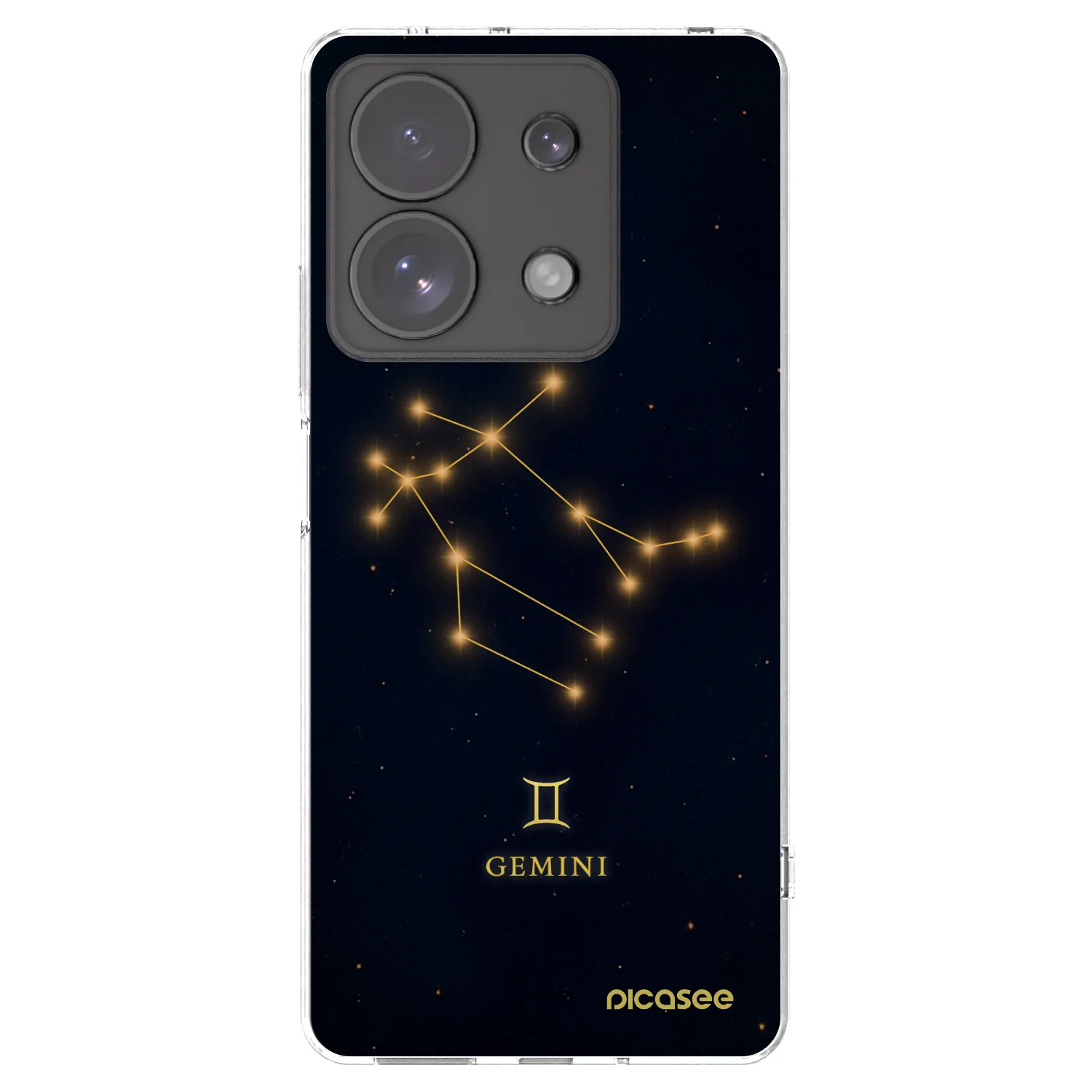 Picasee silikonový průhledný obal pro Xiaomi Redmi Note 13 Pro 4G - GEMINI