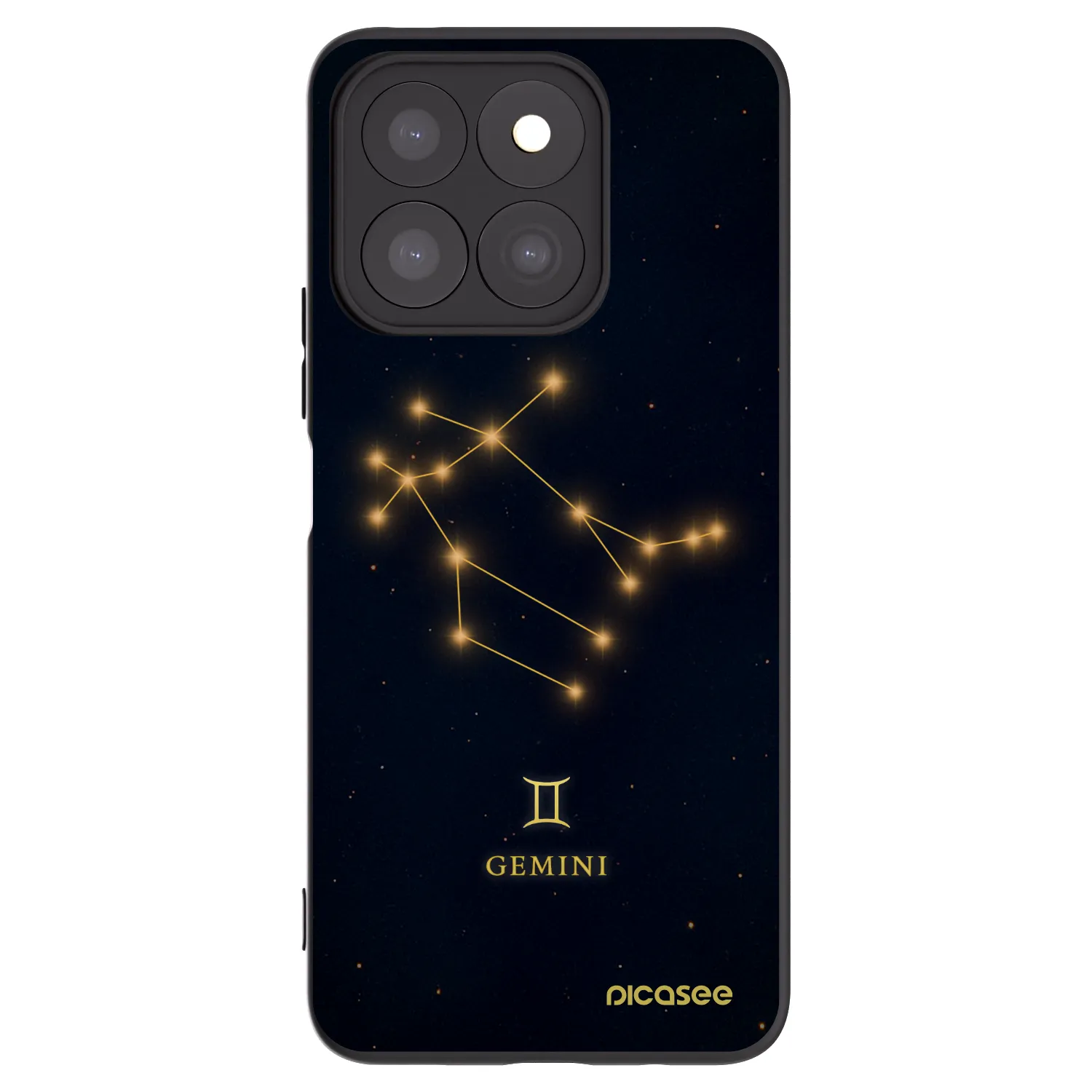 Picasee silikonový černý obal pro Honor X8b - GEMINI
