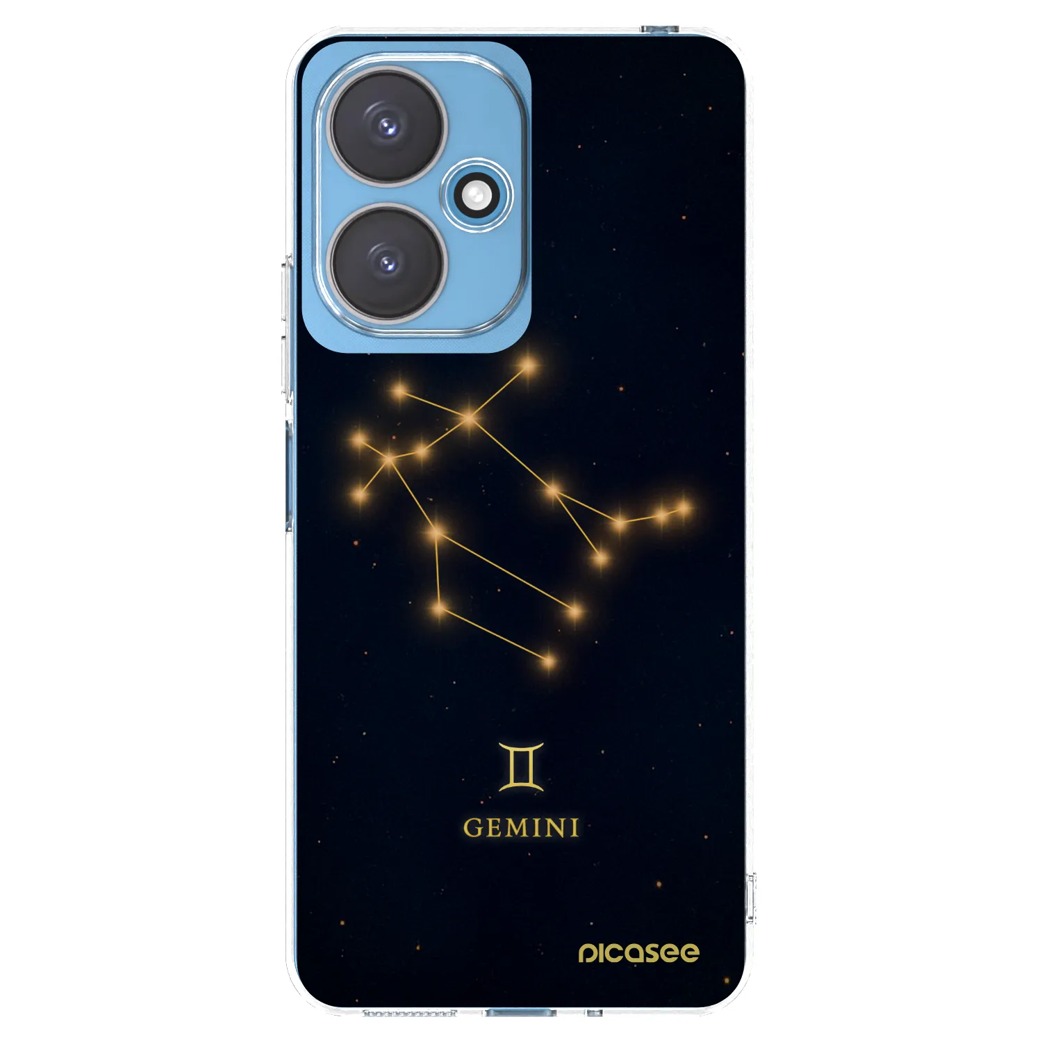 Picasee silikonový průhledný obal pro Xiaomi Redmi 13C 5G - GEMINI
