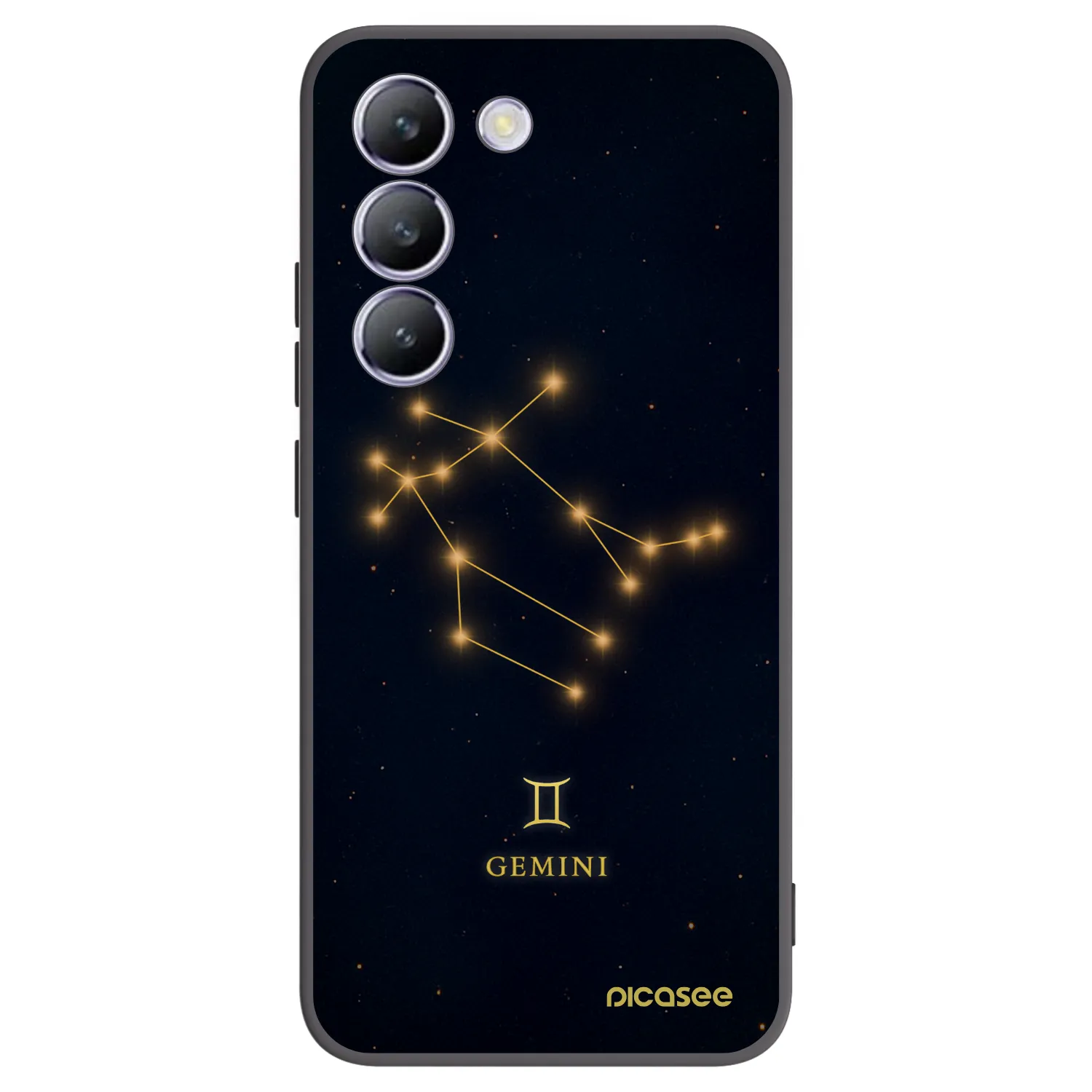 Picasee silikonový černý obal pro Vivo V40 SE 5G - GEMINI