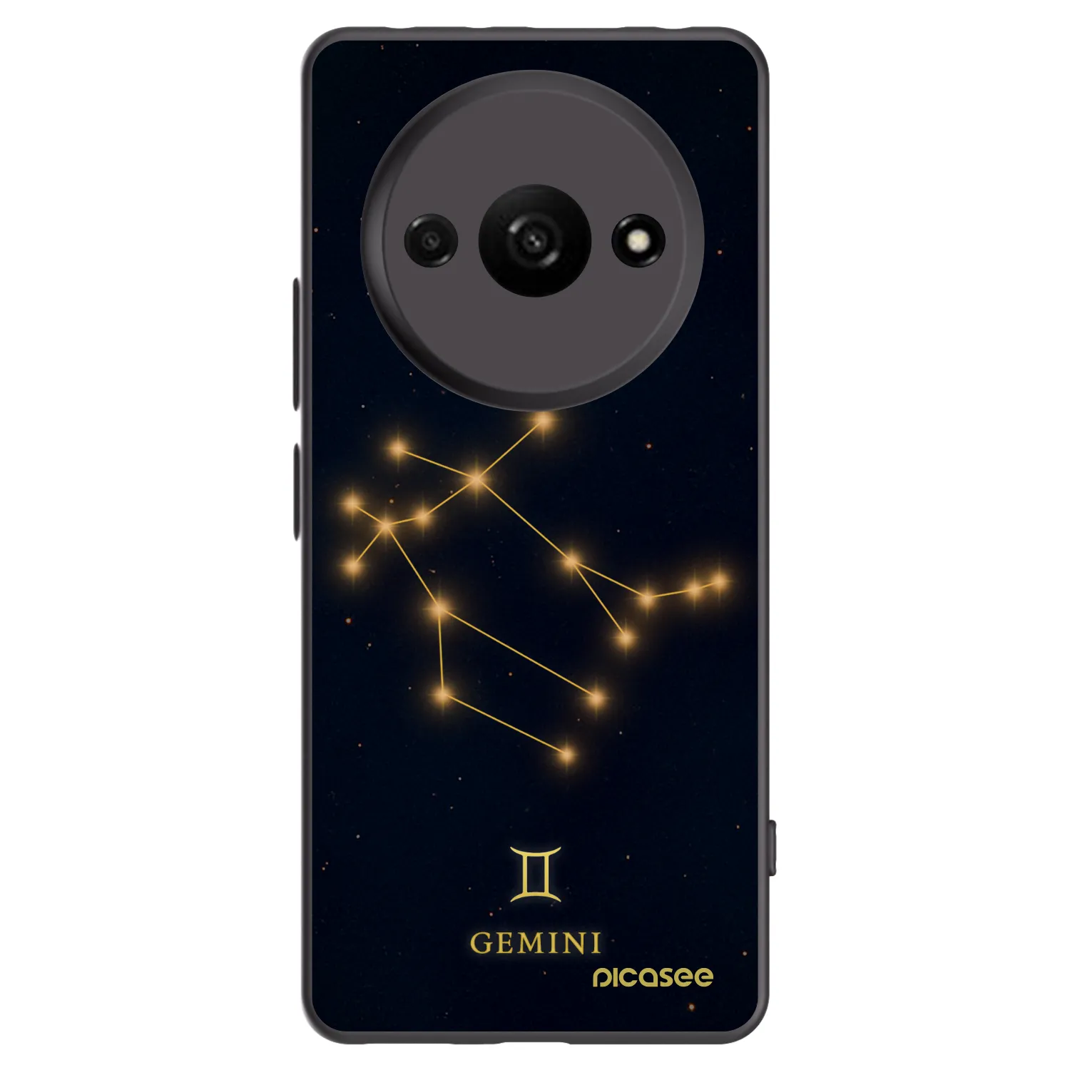 Picasee silikonový černý obal pro Xiaomi Redmi A3 - GEMINI