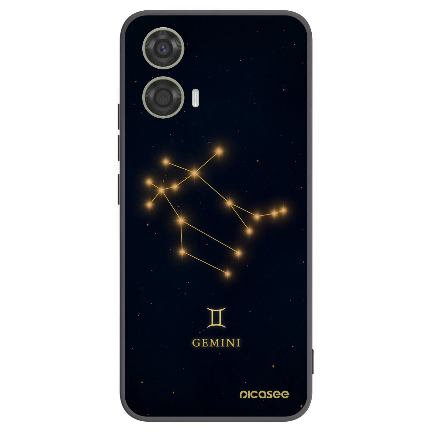 Picasee silikonový černý obal pro Motorola Moto G24 - GEMINI