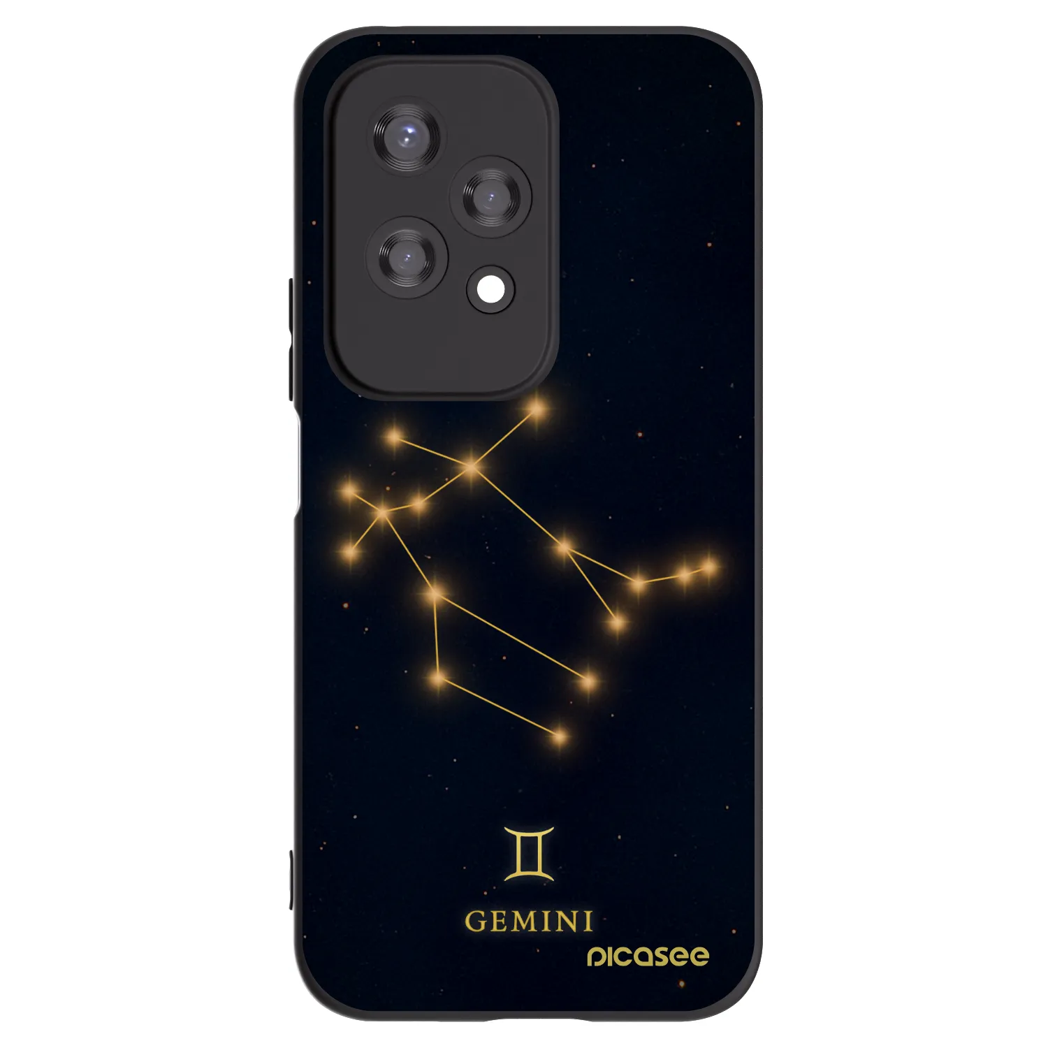 Picasee silikonový černý obal pro Honor 200 Lite - GEMINI
