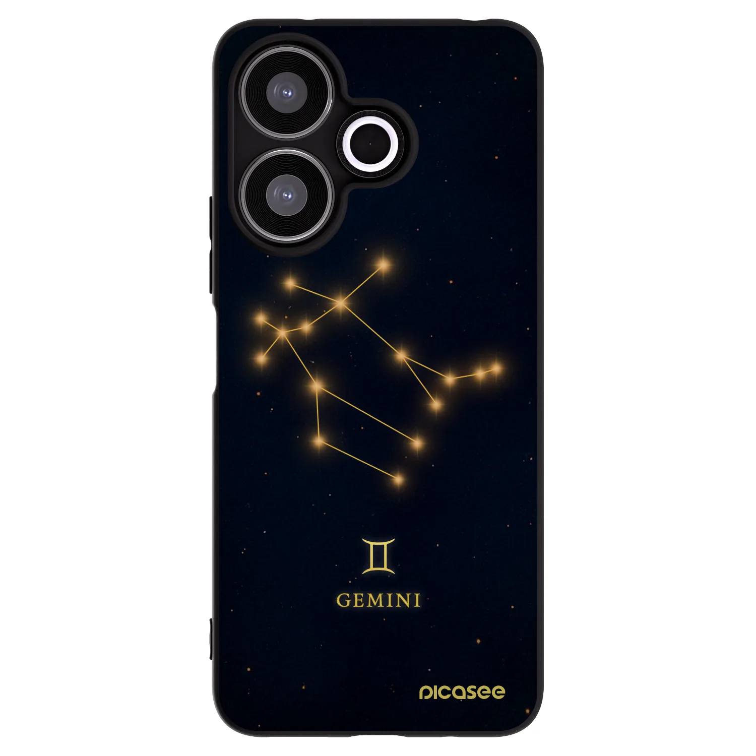 Picasee silikonový černý obal pro Xiaomi Redmi 13 4G - GEMINI