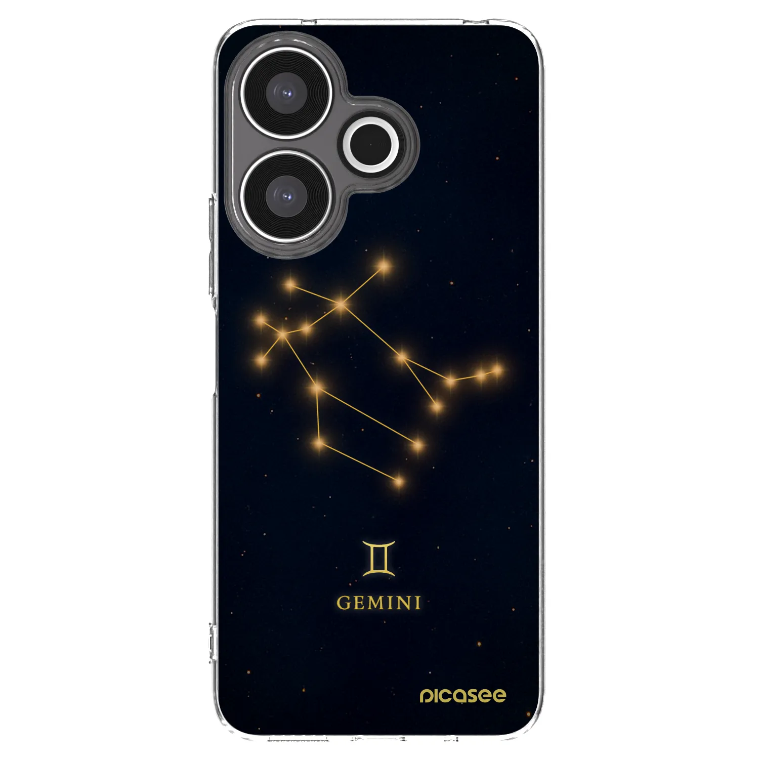 Picasee silikonový průhledný obal pro Xiaomi Redmi 13 4G - GEMINI
