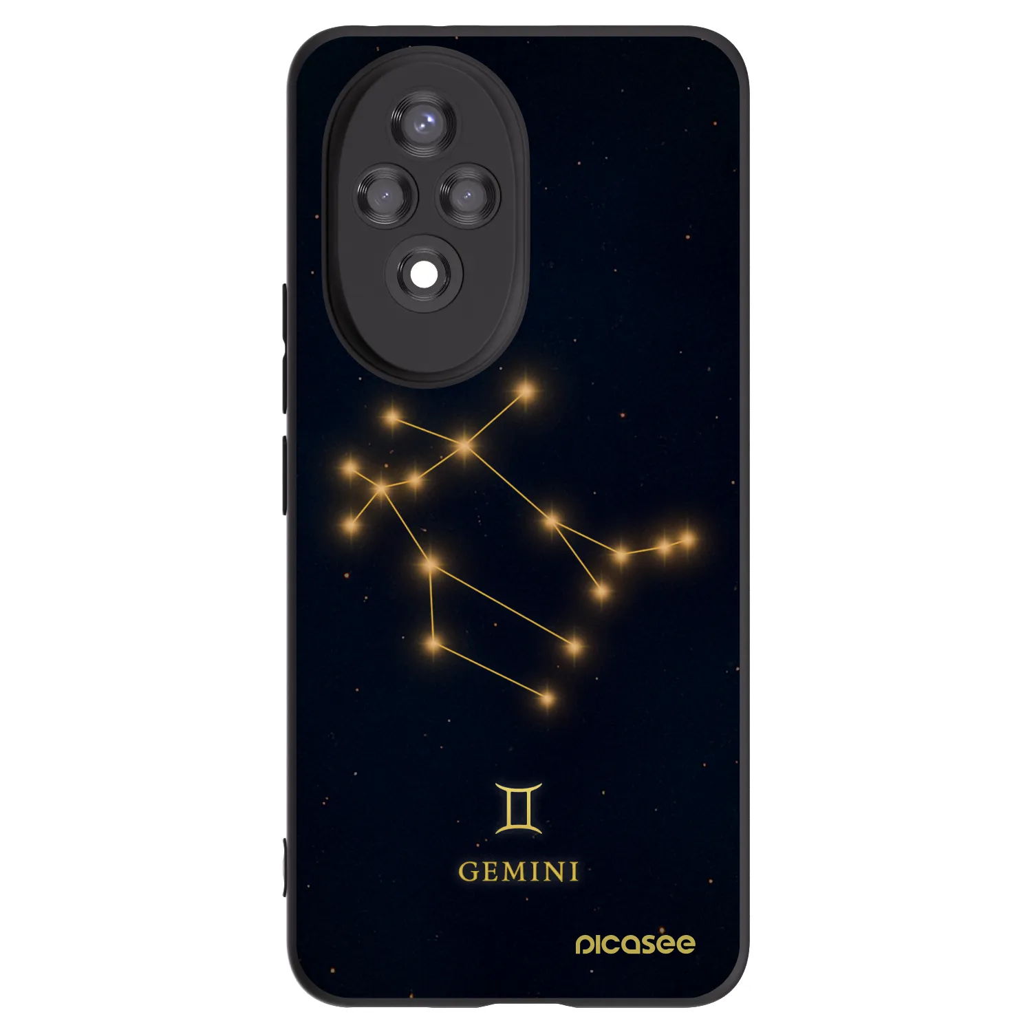 Picasee silikonový černý obal pro Honor 200 5G - GEMINI
