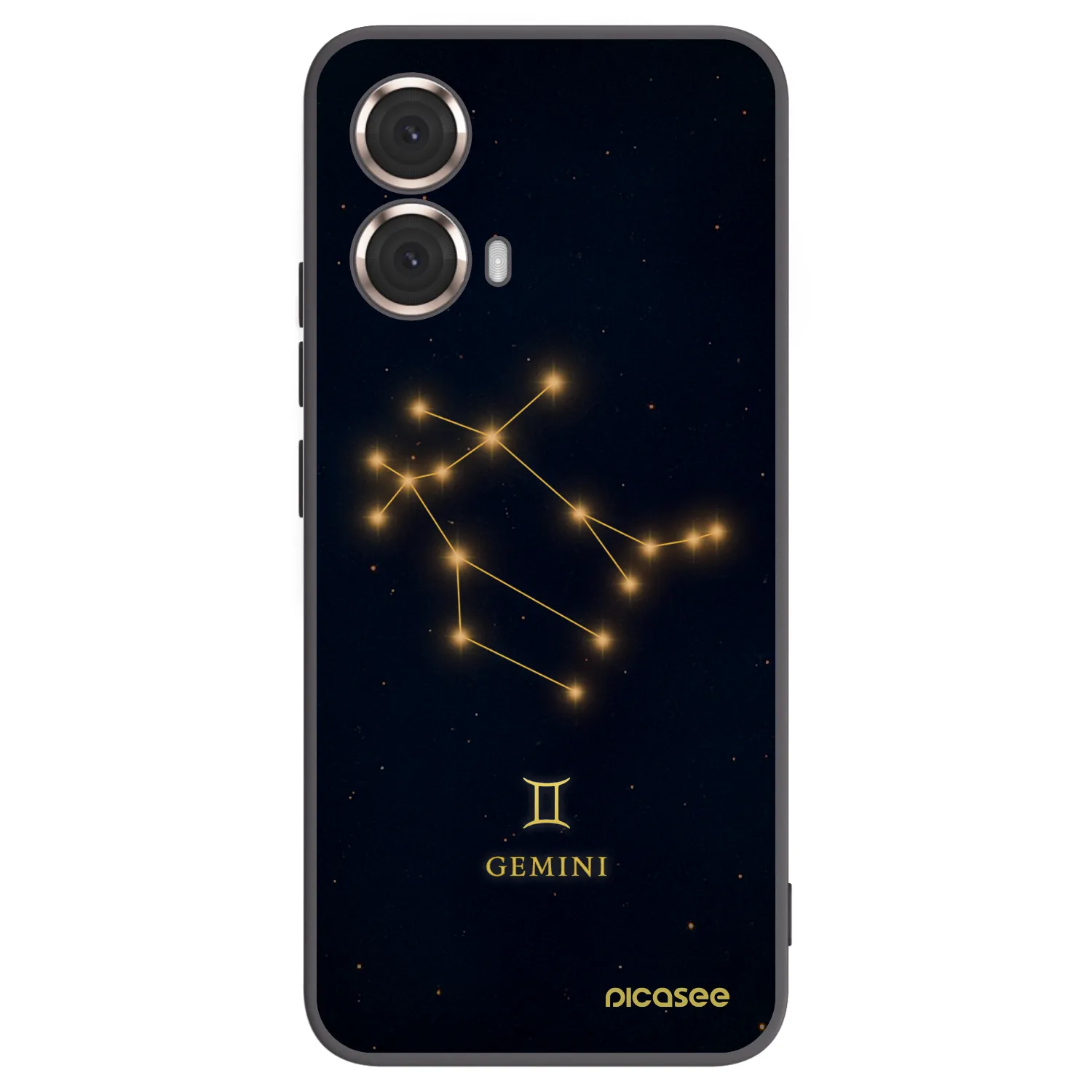 Picasee silikonový černý obal pro Motorola Moto G85 - GEMINI