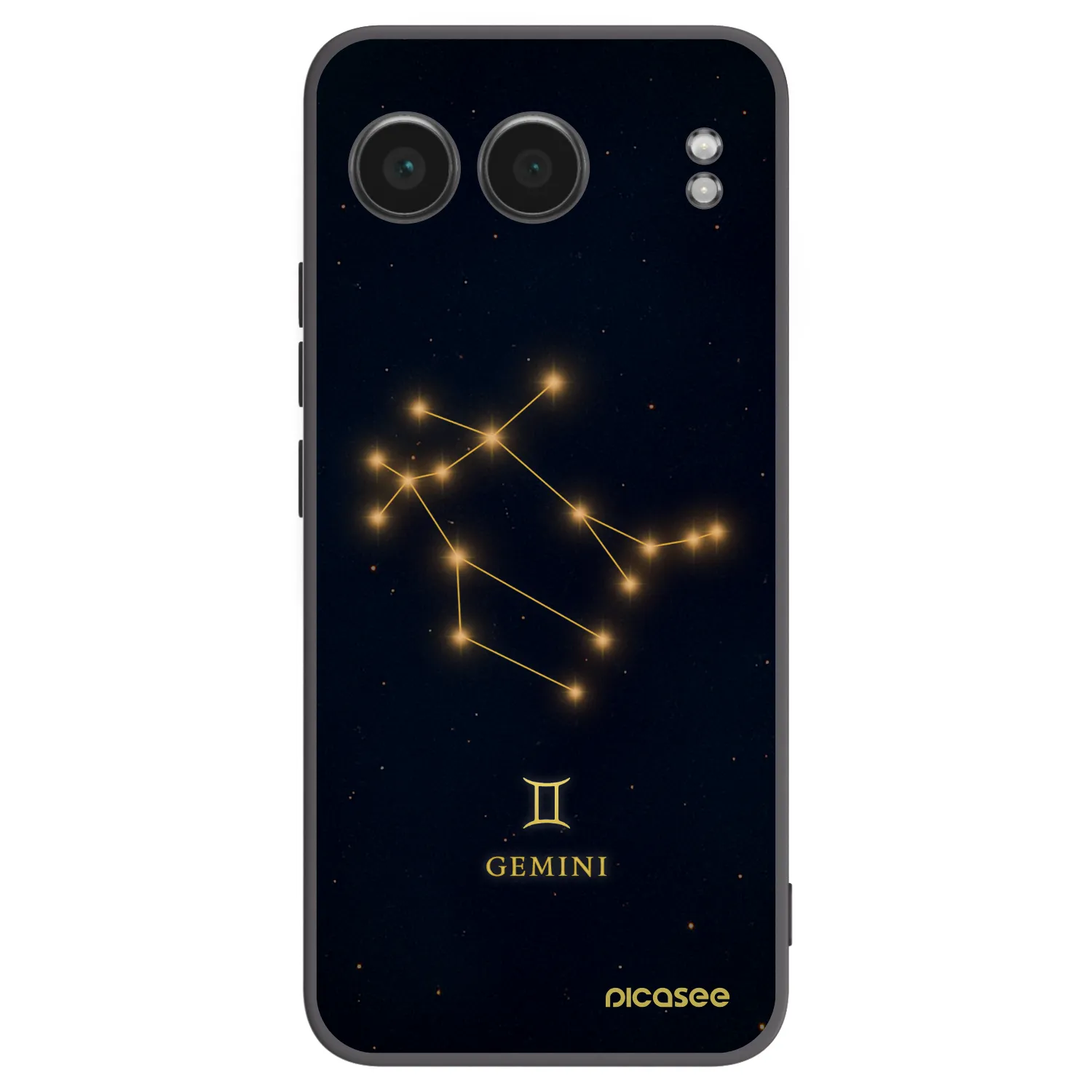 Picasee silikonový černý obal pro OnePlus Nord 4 - GEMINI