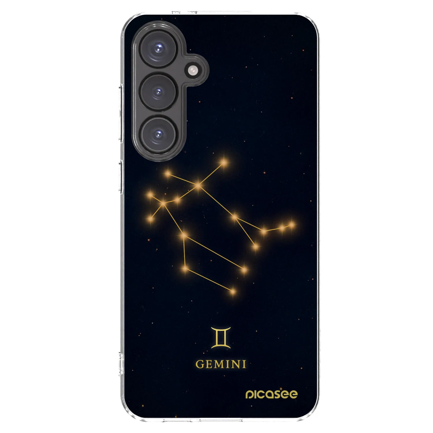 Picasee silikonový průhledný obal pro Samsung Galaxy S24 FE S721B - GEMINI