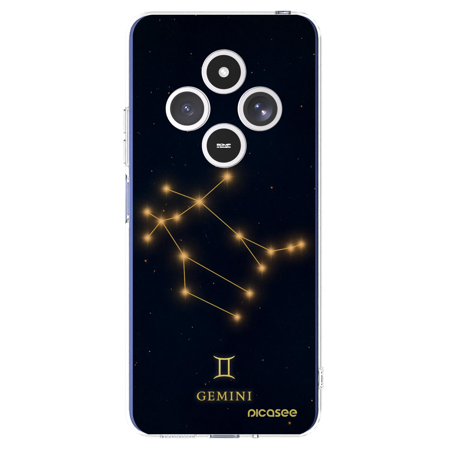 Picasee silikonový průhledný obal pro Xiaomi Redmi 14C - GEMINI