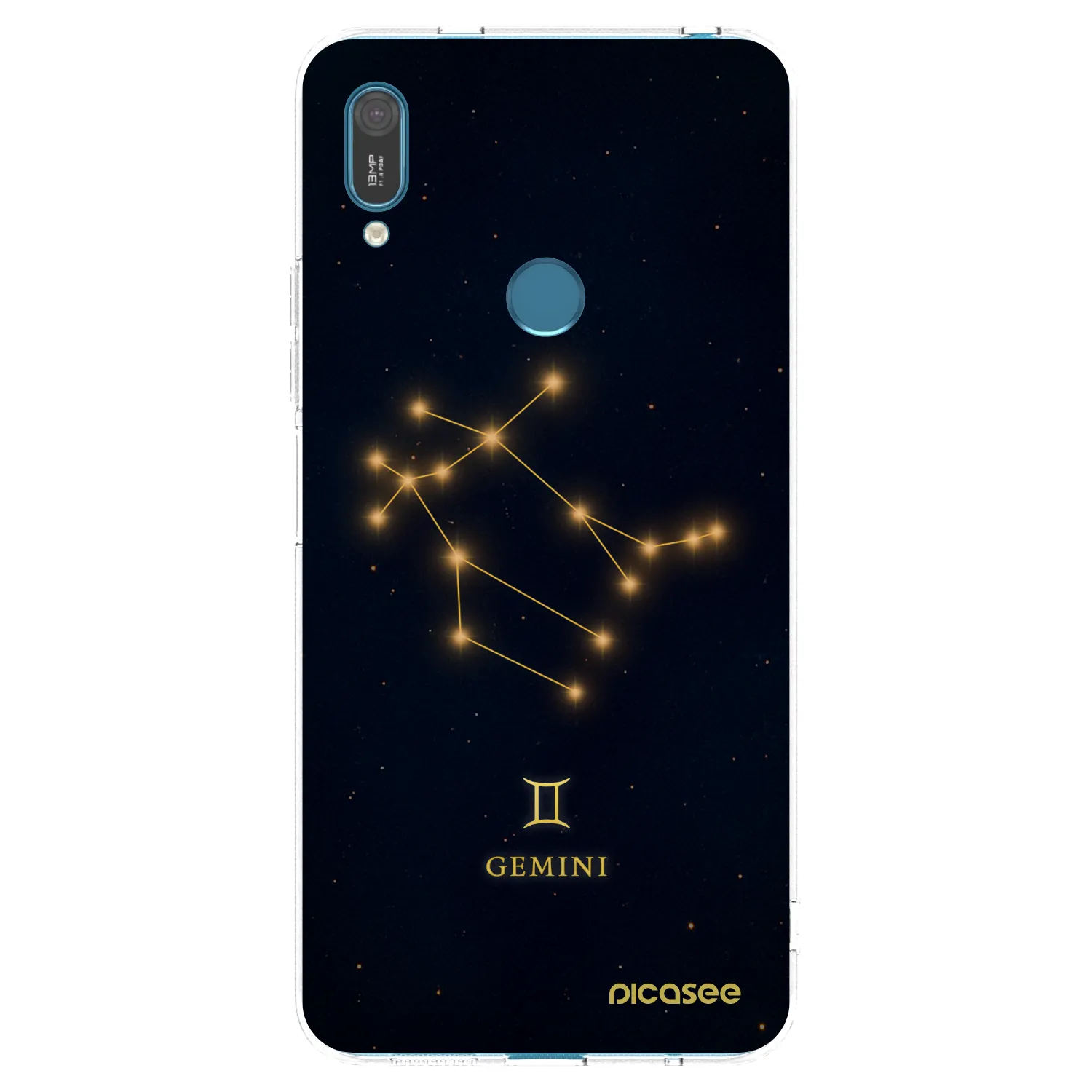 Picasee silikonový průhledný obal pro Huawei Y7 2019 - GEMINI