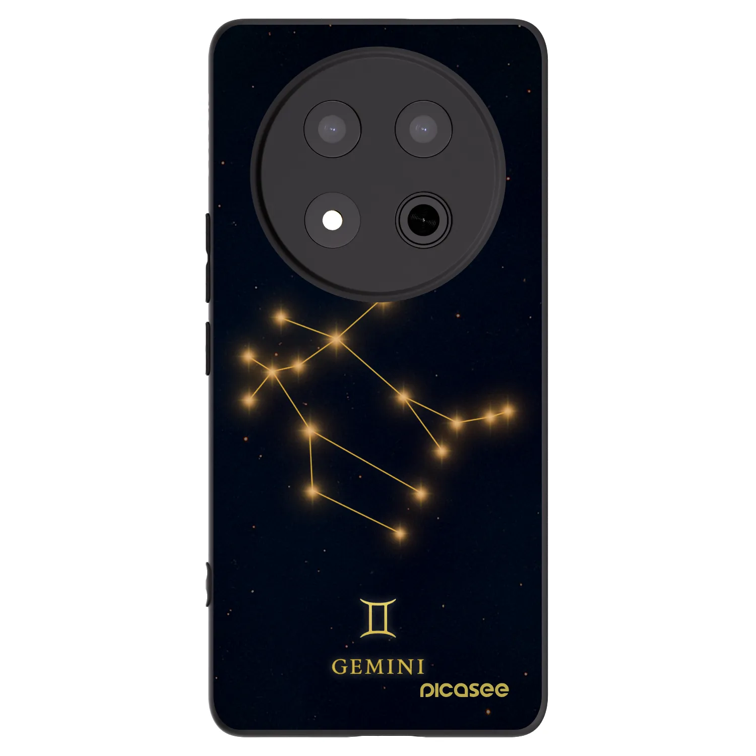 Picasee silikonový černý obal pro Honor Magic7 Lite 5G - GEMINI