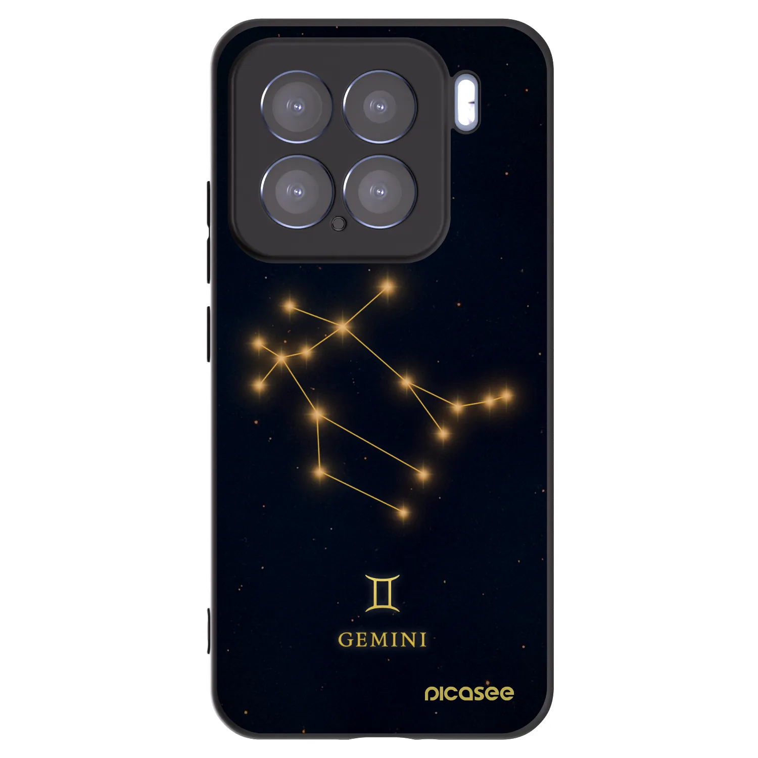 Picasee silikonový černý obal pro Xiaomi 15 - GEMINI