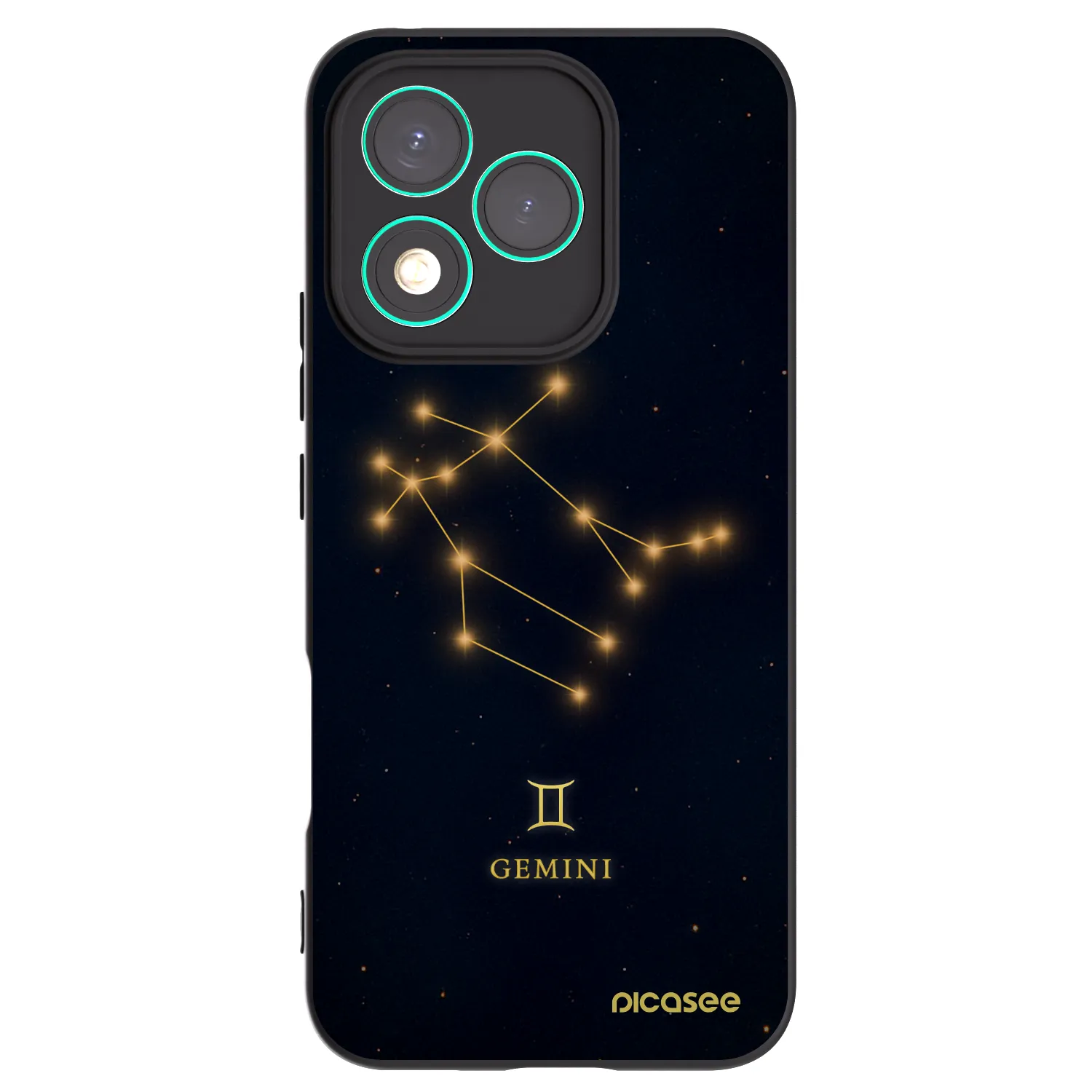 Picasee silikonový černý obal pro Honor 400 Lite 5G - GEMINI