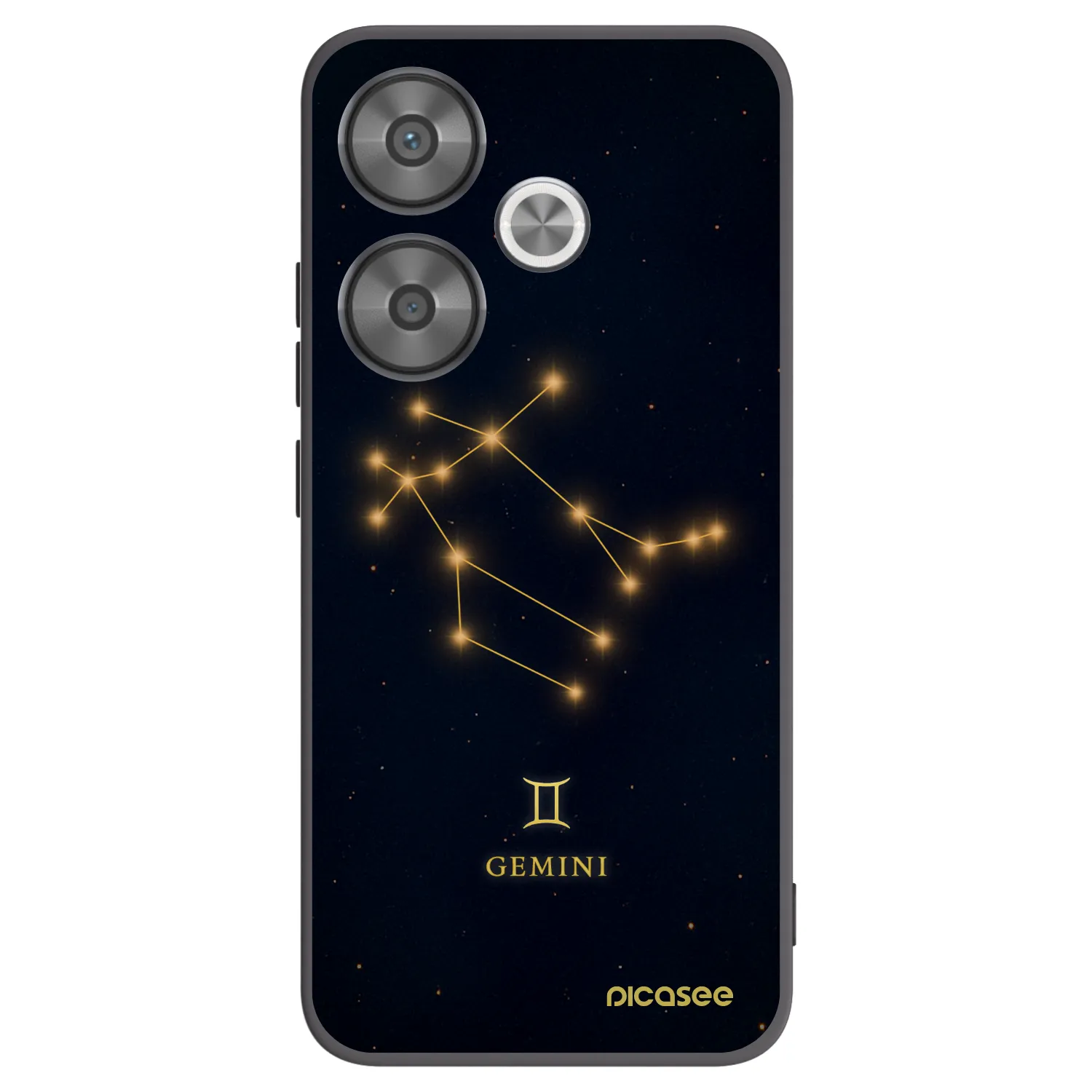 Picasee silikonový černý obal pro Xiaomi Poco F6 - GEMINI