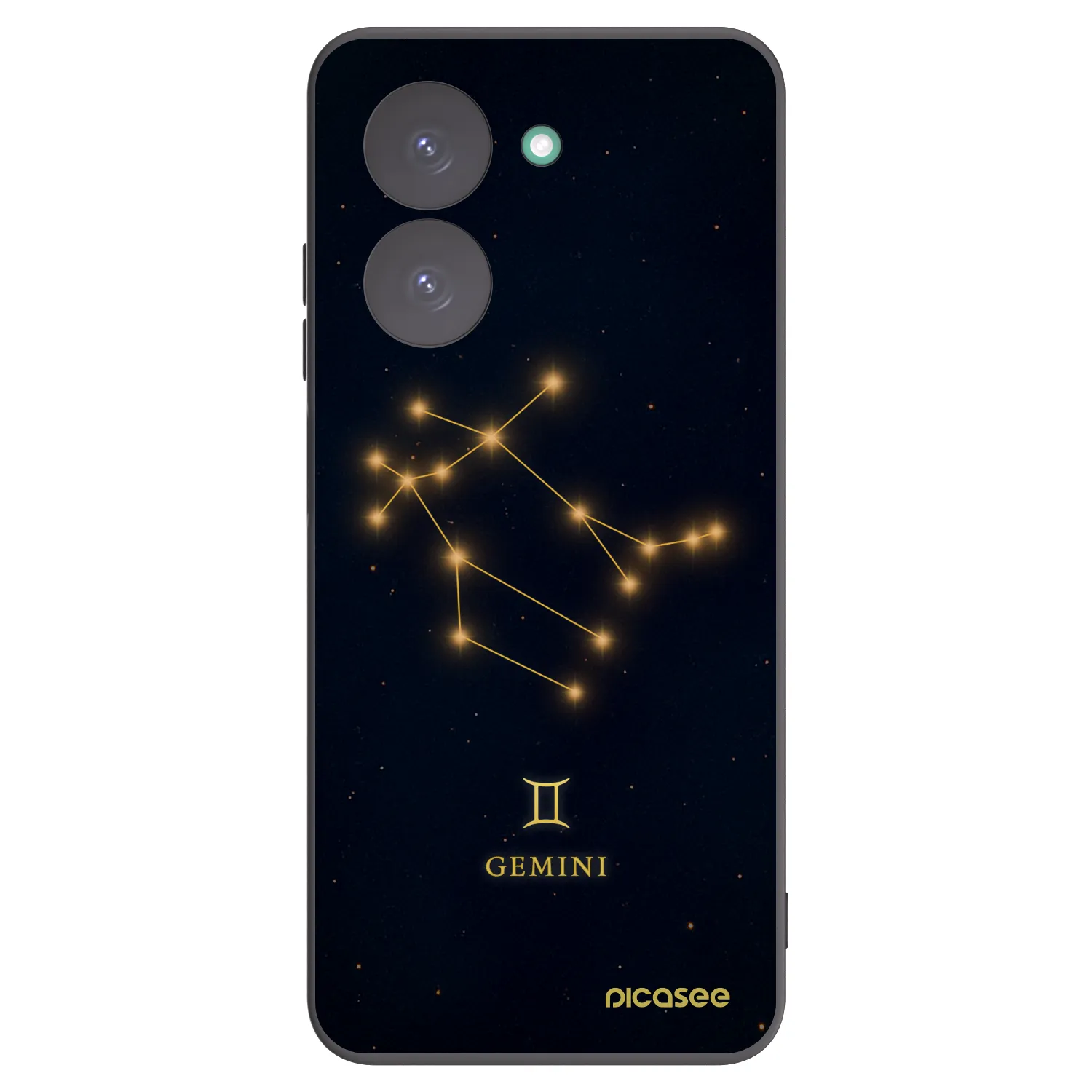 Picasee silikonový černý obal pro Xiaomi Redmi A5 - GEMINI