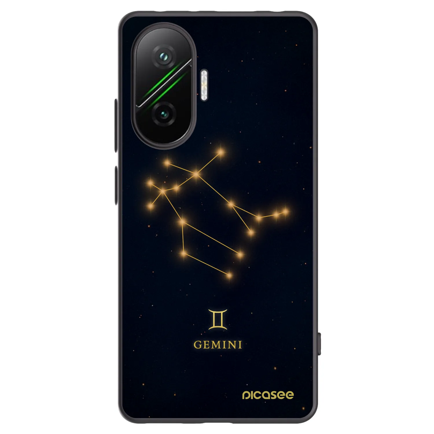 Picasee silikonový černý obal pro Xiaomi Poco F7 5G - GEMINI