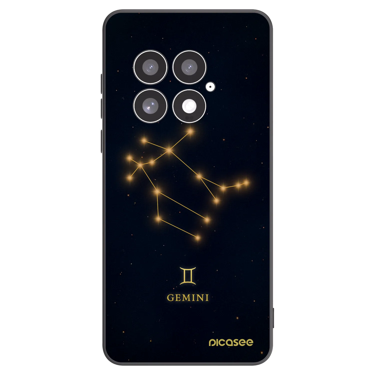 Picasee silikonový černý obal pro OnePlus 13 5G - GEMINI