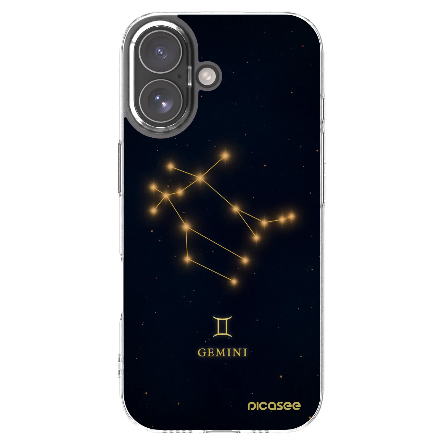 Picasee silikonový průhledný obal pro Apple iPhone 17 - GEMINI
