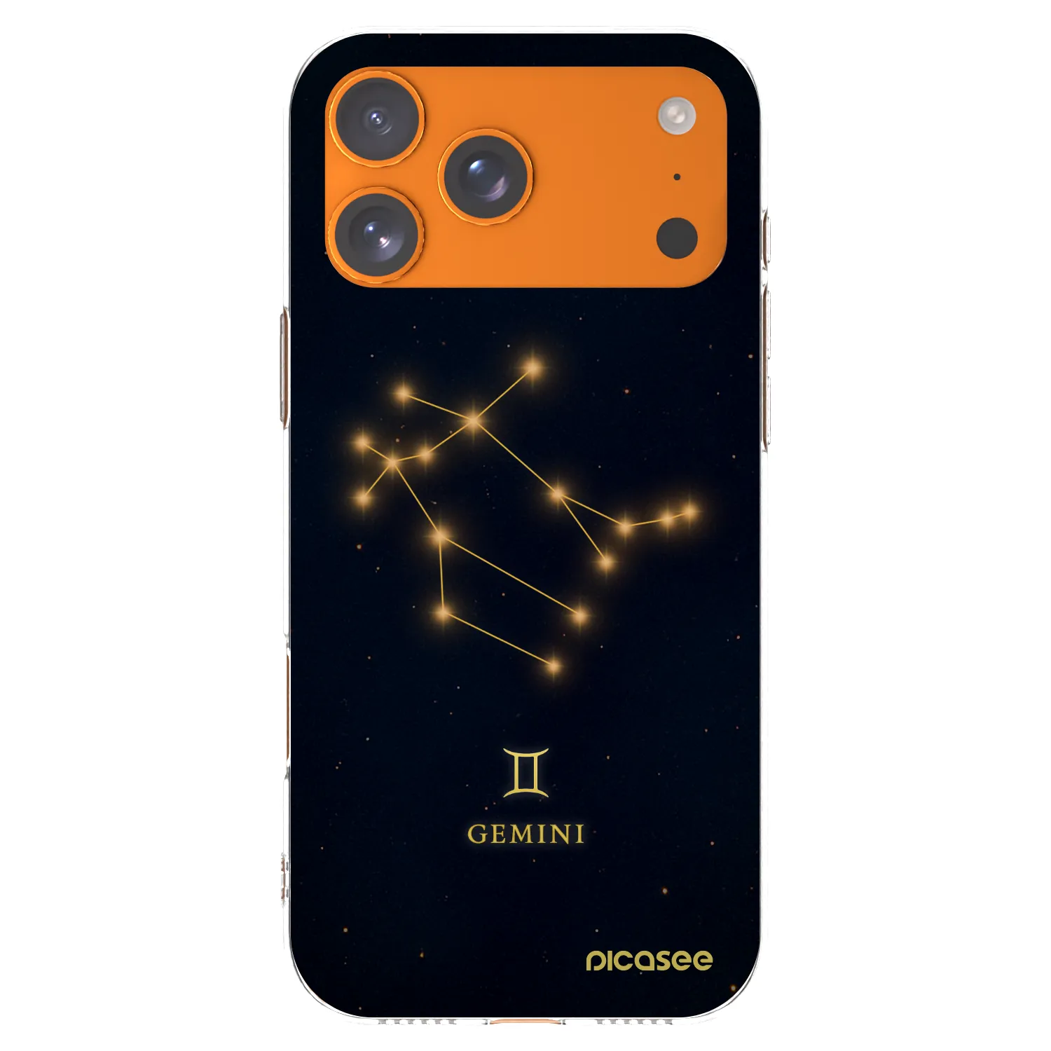 Picasee silikonový průhledný obal pro Apple iPhone 17 Pro Max - GEMINI