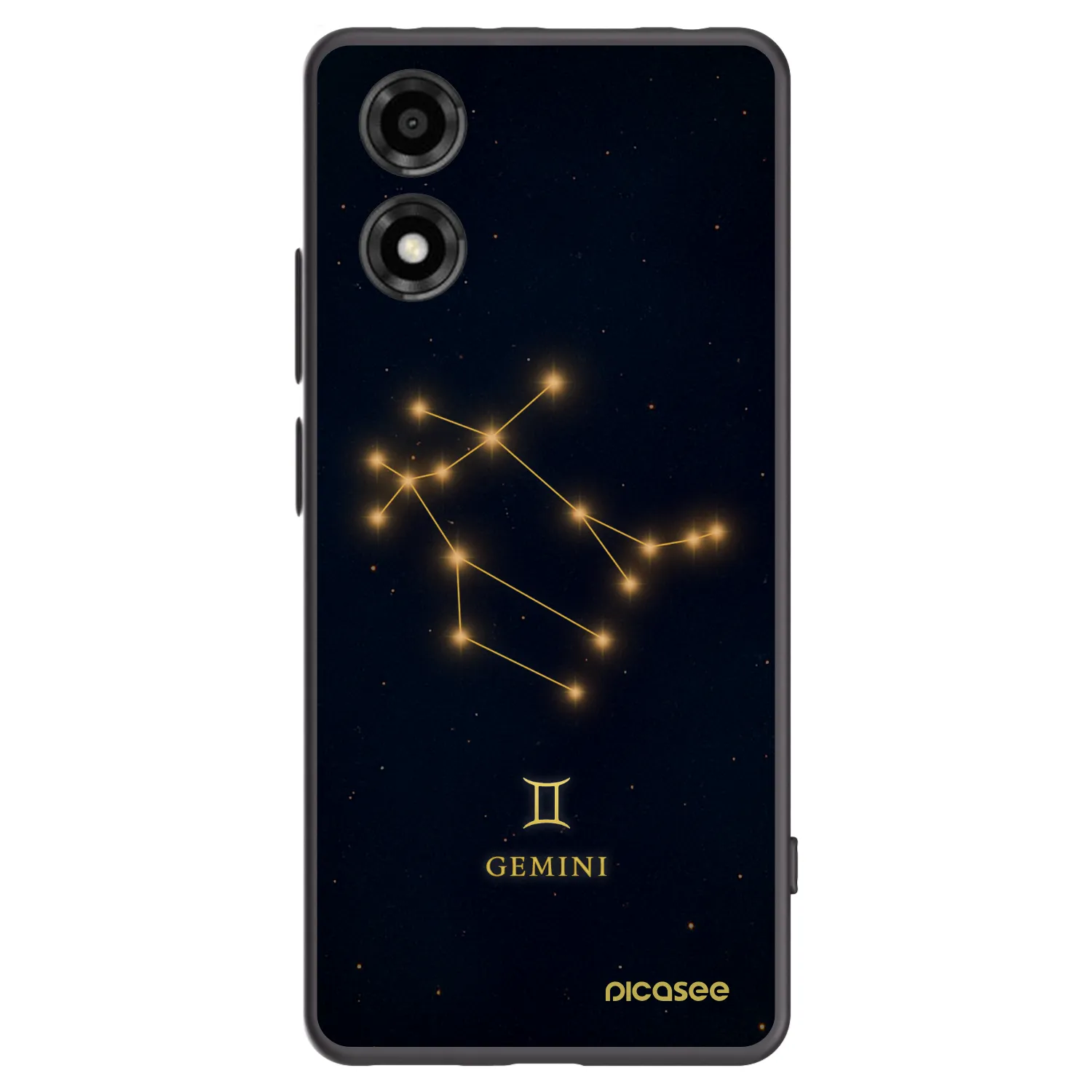 Picasee silikonový černý obal pro Motorola Moto E14 - GEMINI