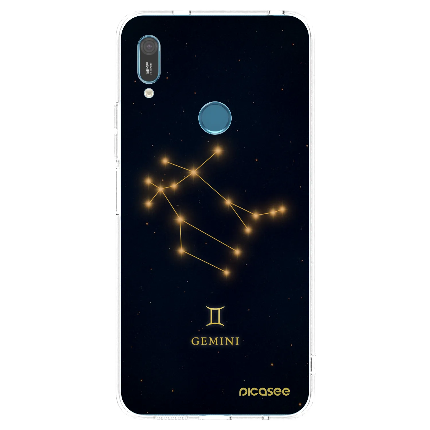 Picasee silikonový průhledný obal pro Huawei Y6 2019 - GEMINI