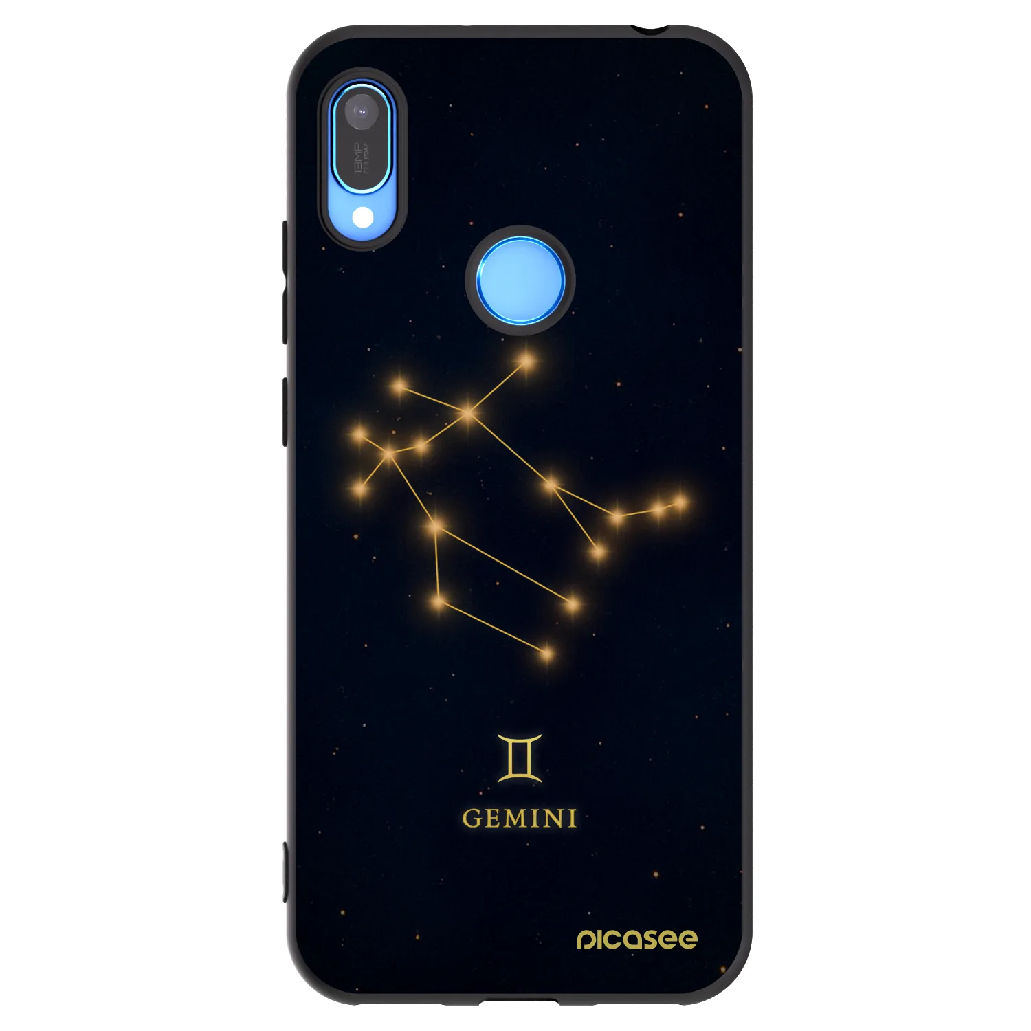 Picasee silikonový černý obal pro Huawei Y6 2019 - GEMINI
