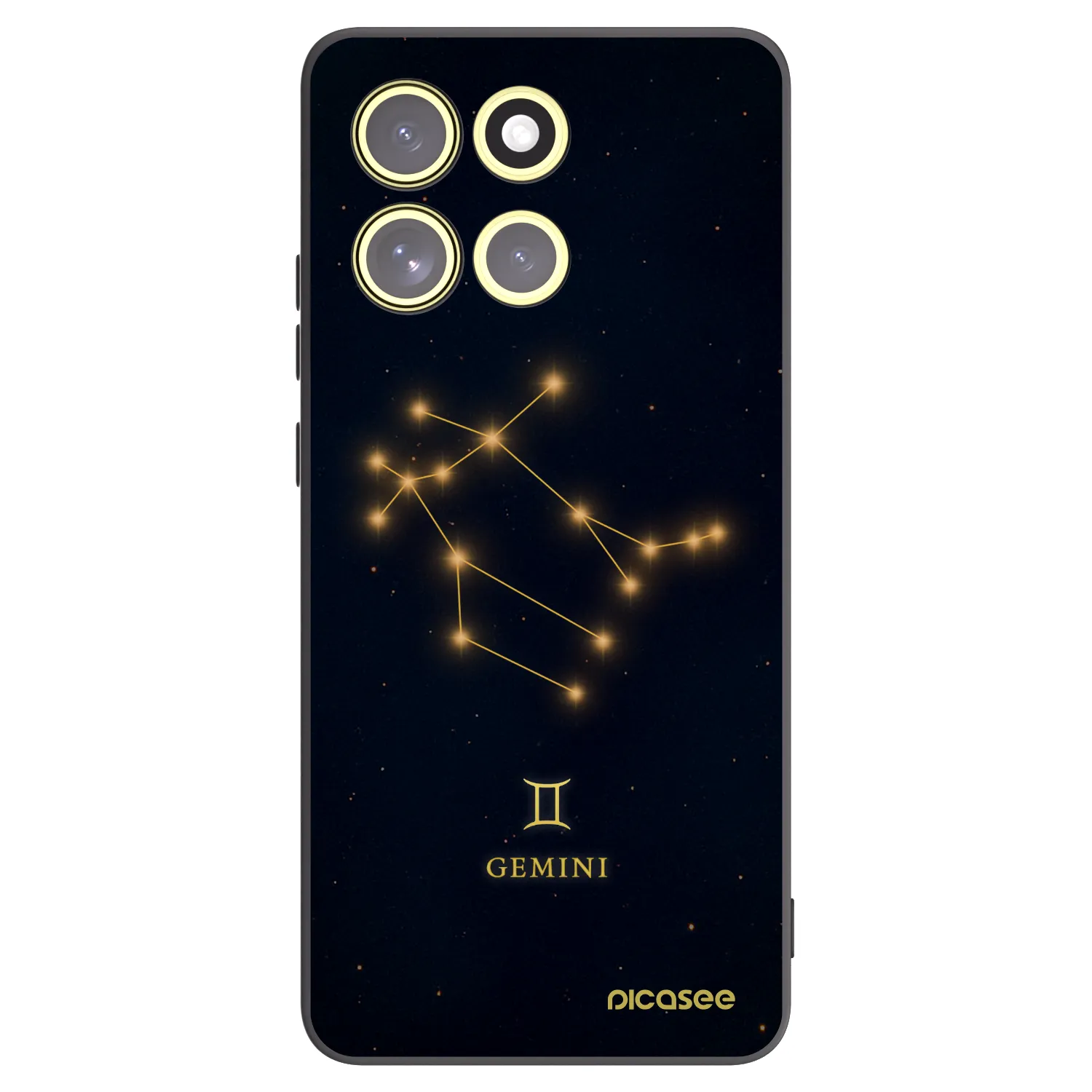 Picasee silikonový černý obal pro Motorola Moto G86 5G - GEMINI