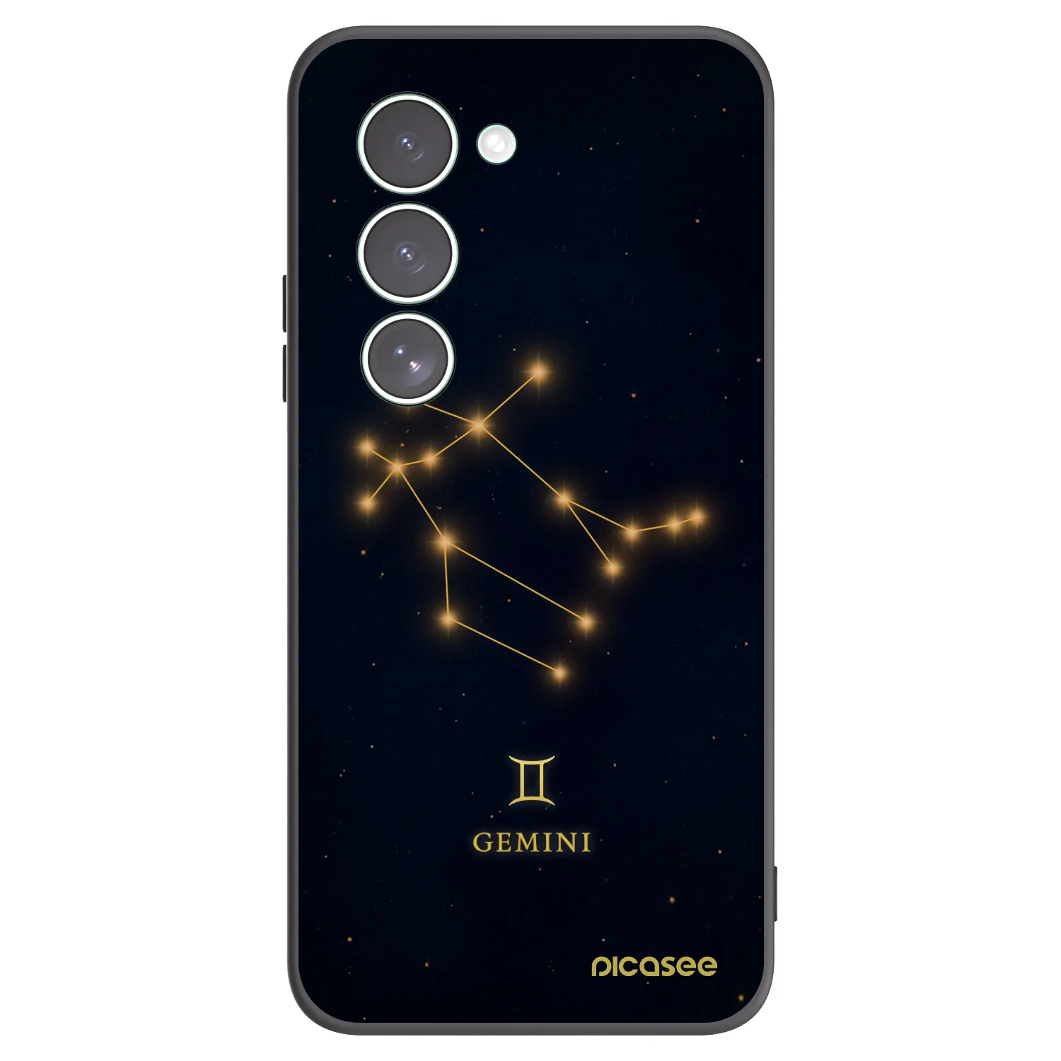 Picasee silikonový černý obal pro Xiaomi Redmi 15 5G - GEMINI