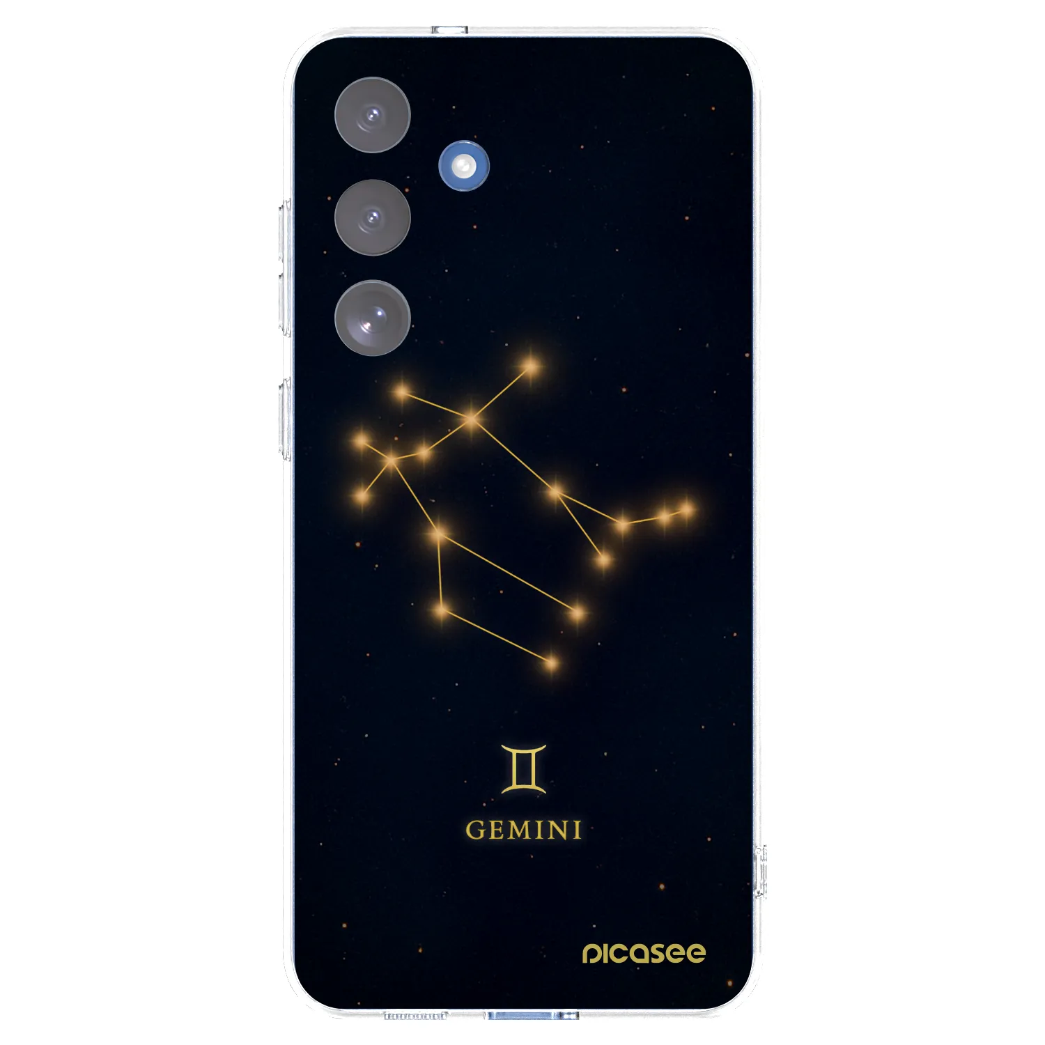 Picasee silikonový průhledný obal pro Samsung Galaxy S25 FE 5G - GEMINI