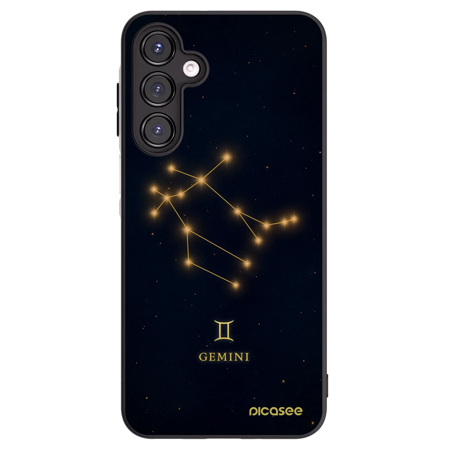 Picasee silikonový černý obal pro Samsung Galaxy A16 4G - GEMINI