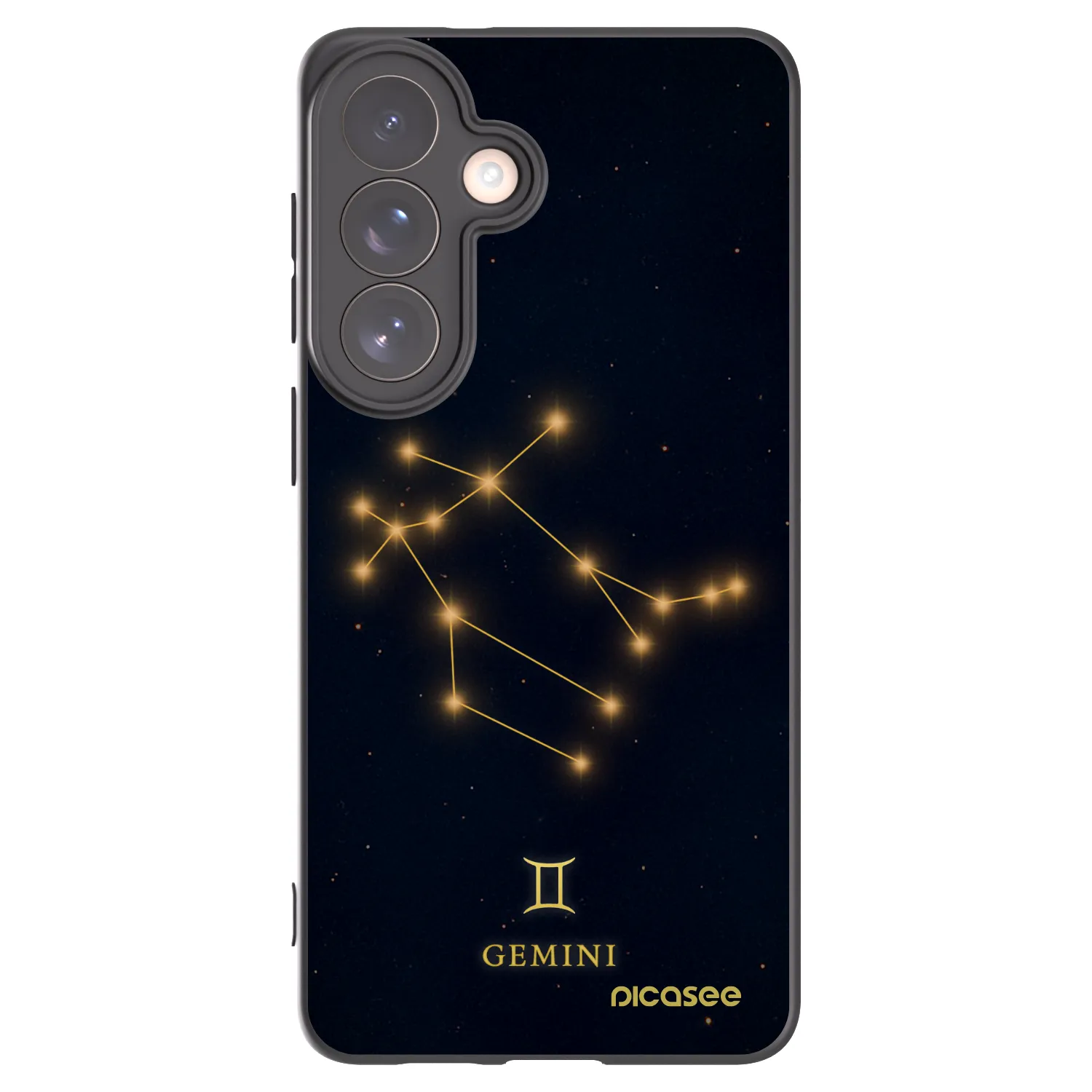 Picasee silikonový černý obal pro Samsung Galaxy S26+ - GEMINI