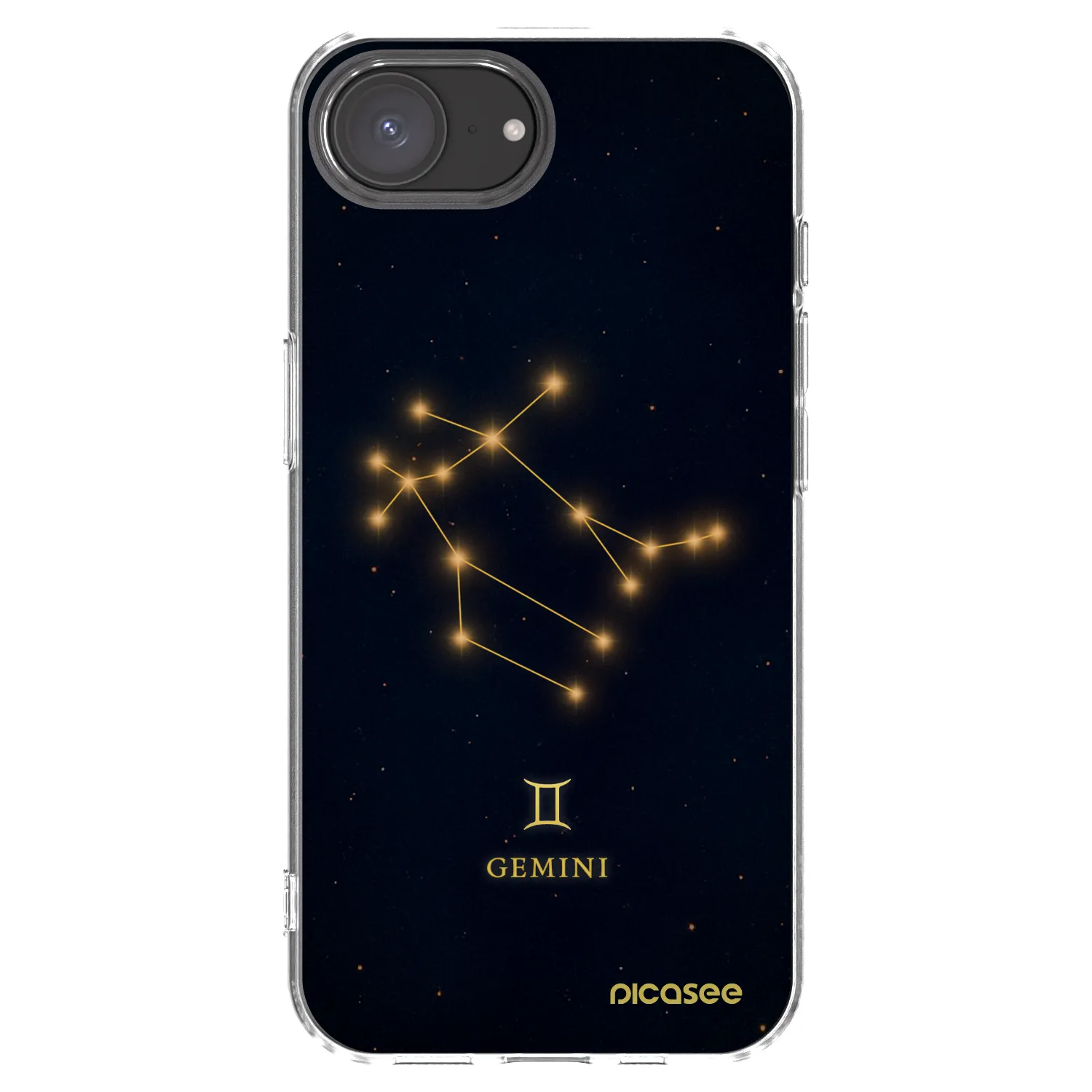 Picasee silikonový průhledný obal pro Apple iPhone 17e - GEMINI