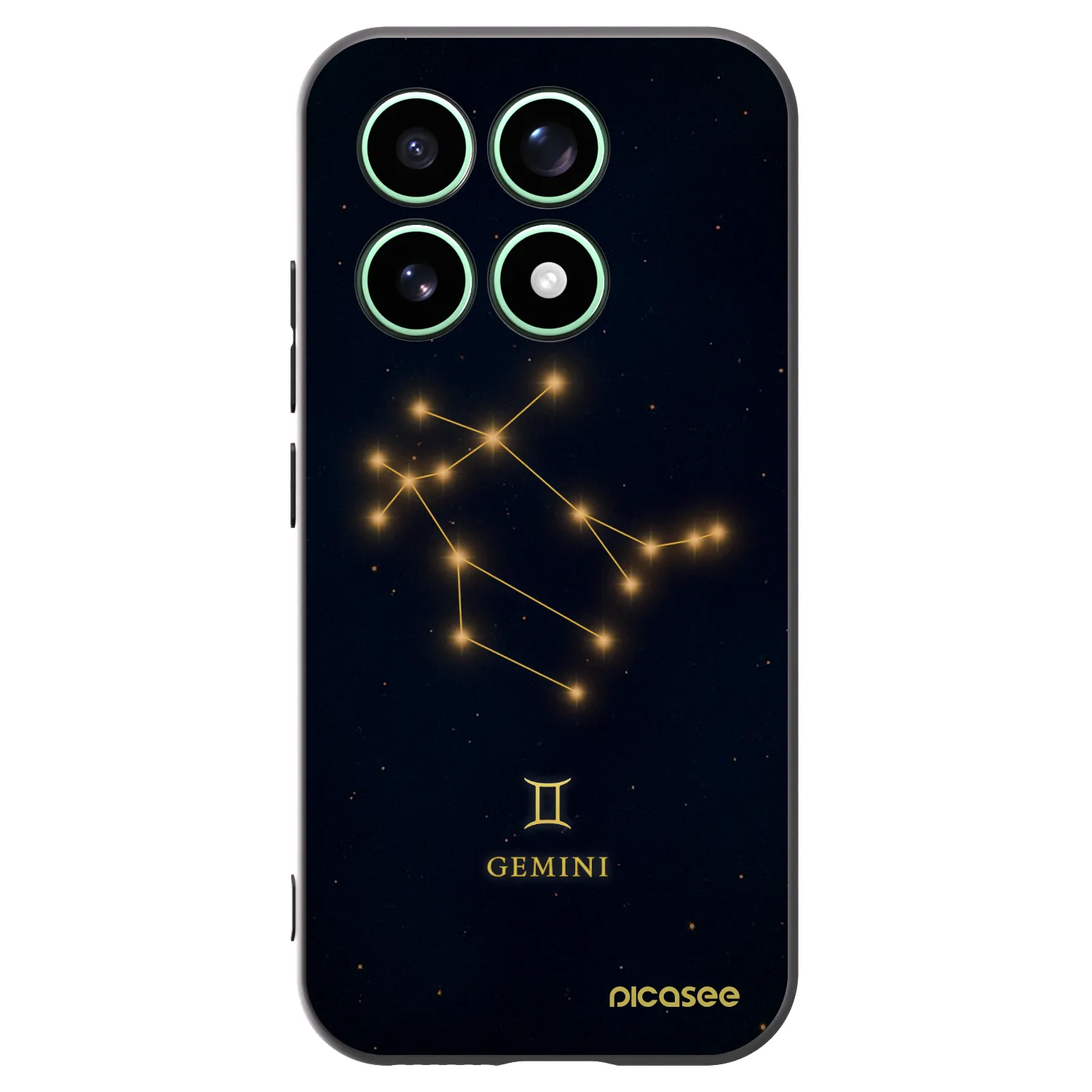 Picasee silikonový černý obal pro Xiaomi 17 - GEMINI