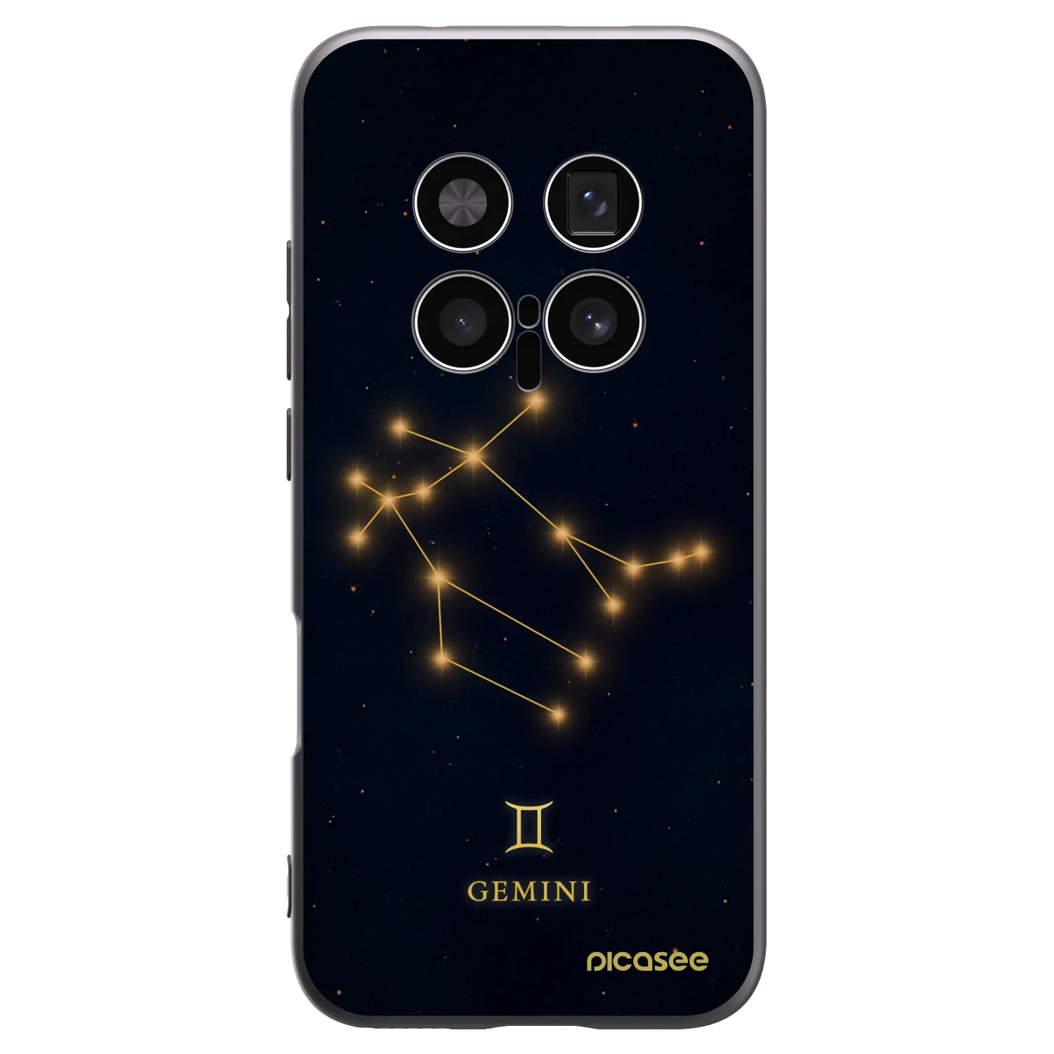 Picasee silikonový černý obal pro Honor Magic8 Pro 5G - GEMINI