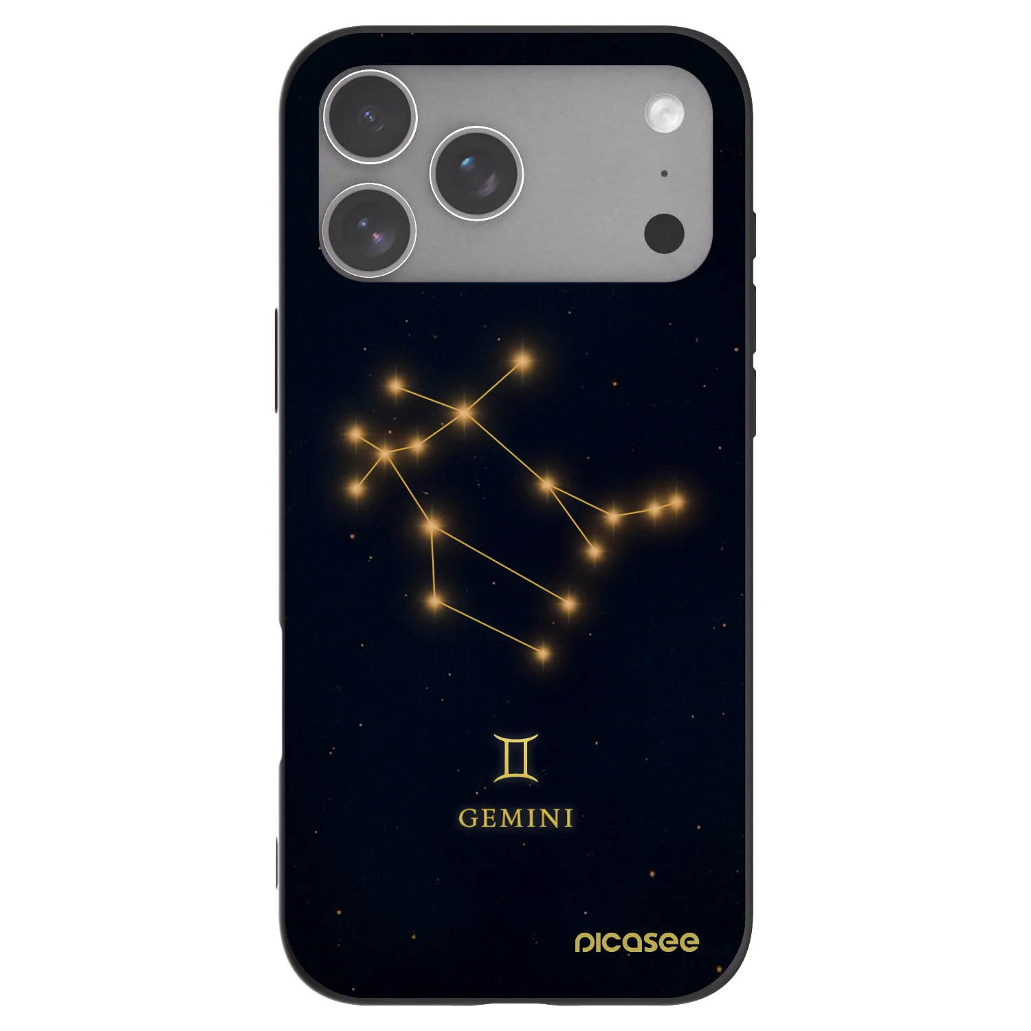 Picasee silikonový černý obal pro Apple iPhone 18 Pro Max - GEMINI