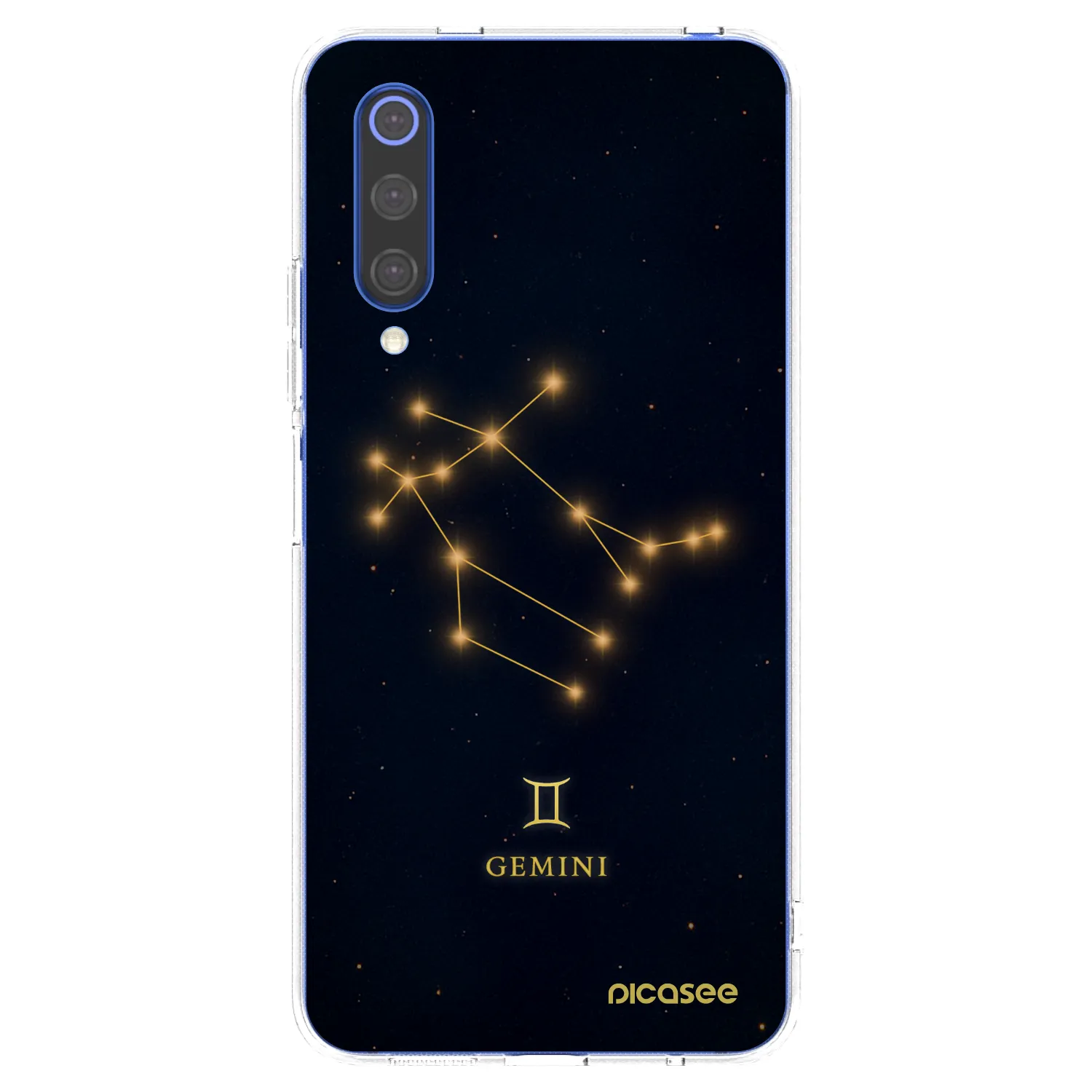 Picasee silikonový průhledný obal pro Xiaomi Mi 9 SE - GEMINI